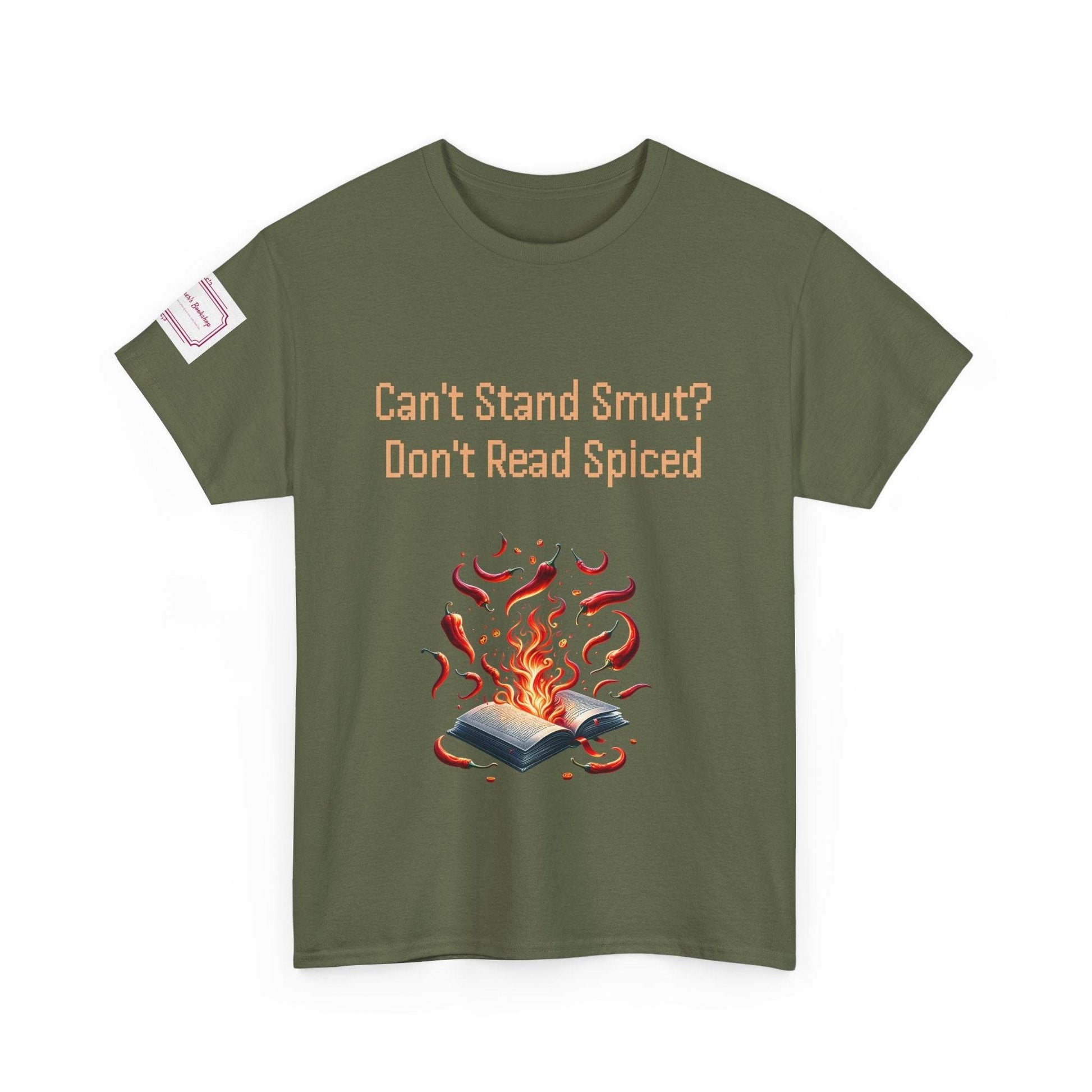 Can't Stand Smut? - Unisex Heavy Cotton Tee - Spiced Books - The Dreamer's Bookshop.