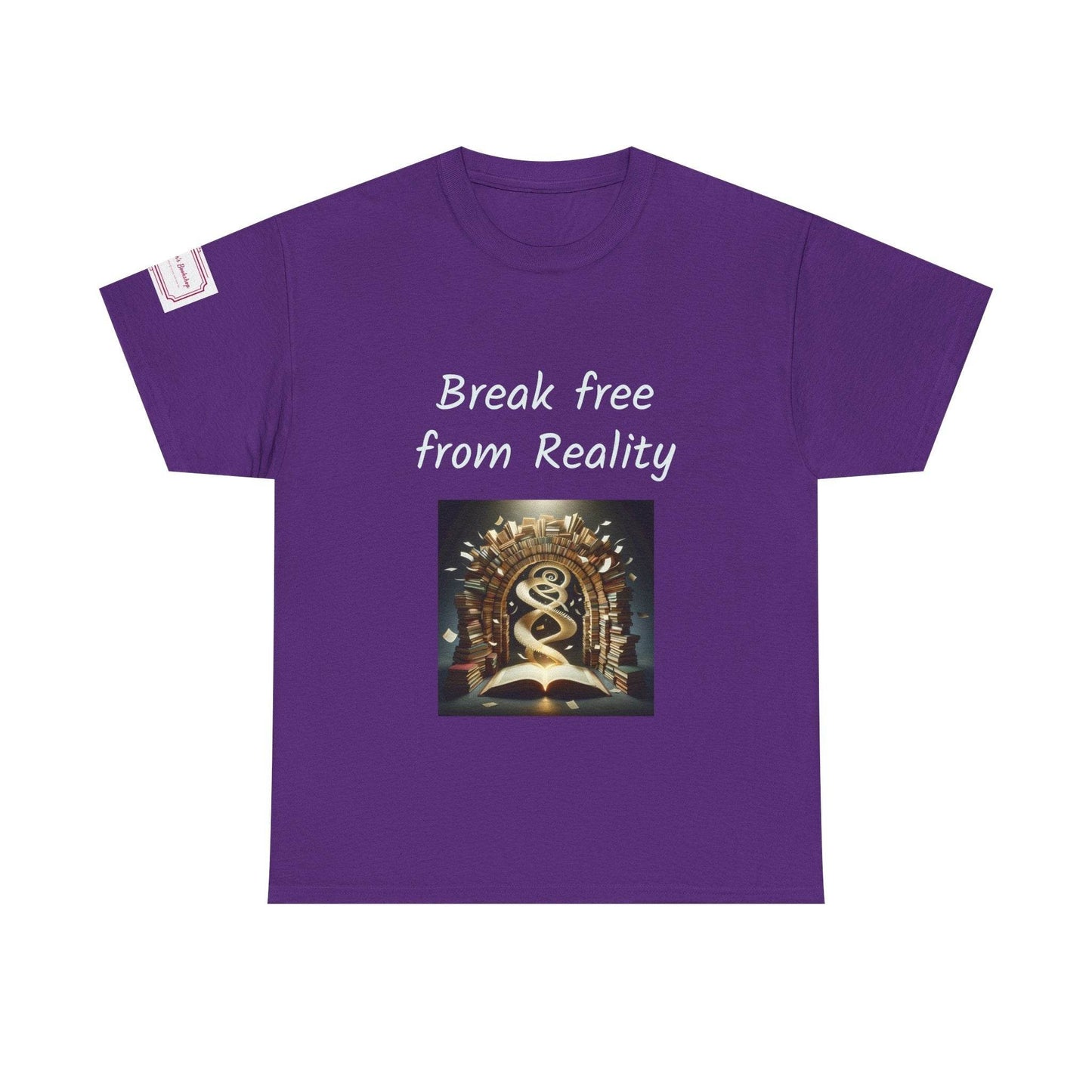 Break Free - Graphic Unisex Heavy Cotton Tee - Book Lovers - The Dreamer's Bookshop.