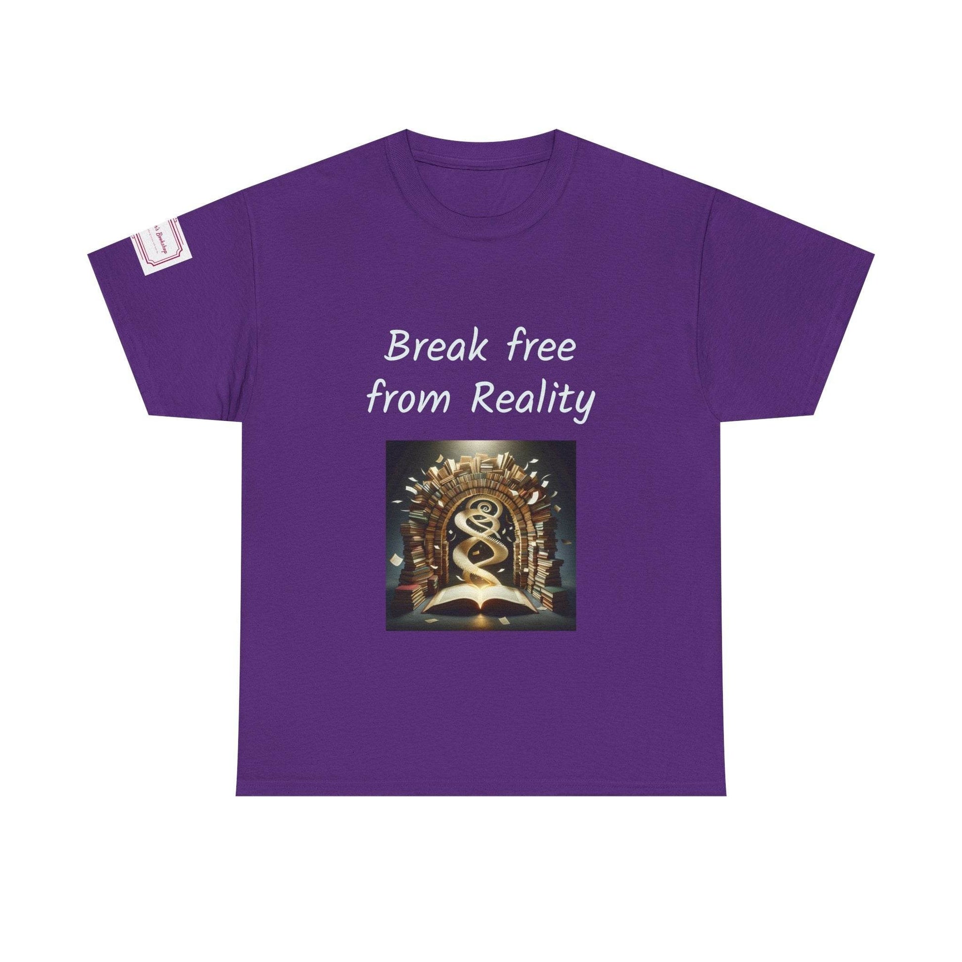 Break Free - Graphic Unisex Heavy Cotton Tee - Book Lovers - The Dreamer's Bookshop.