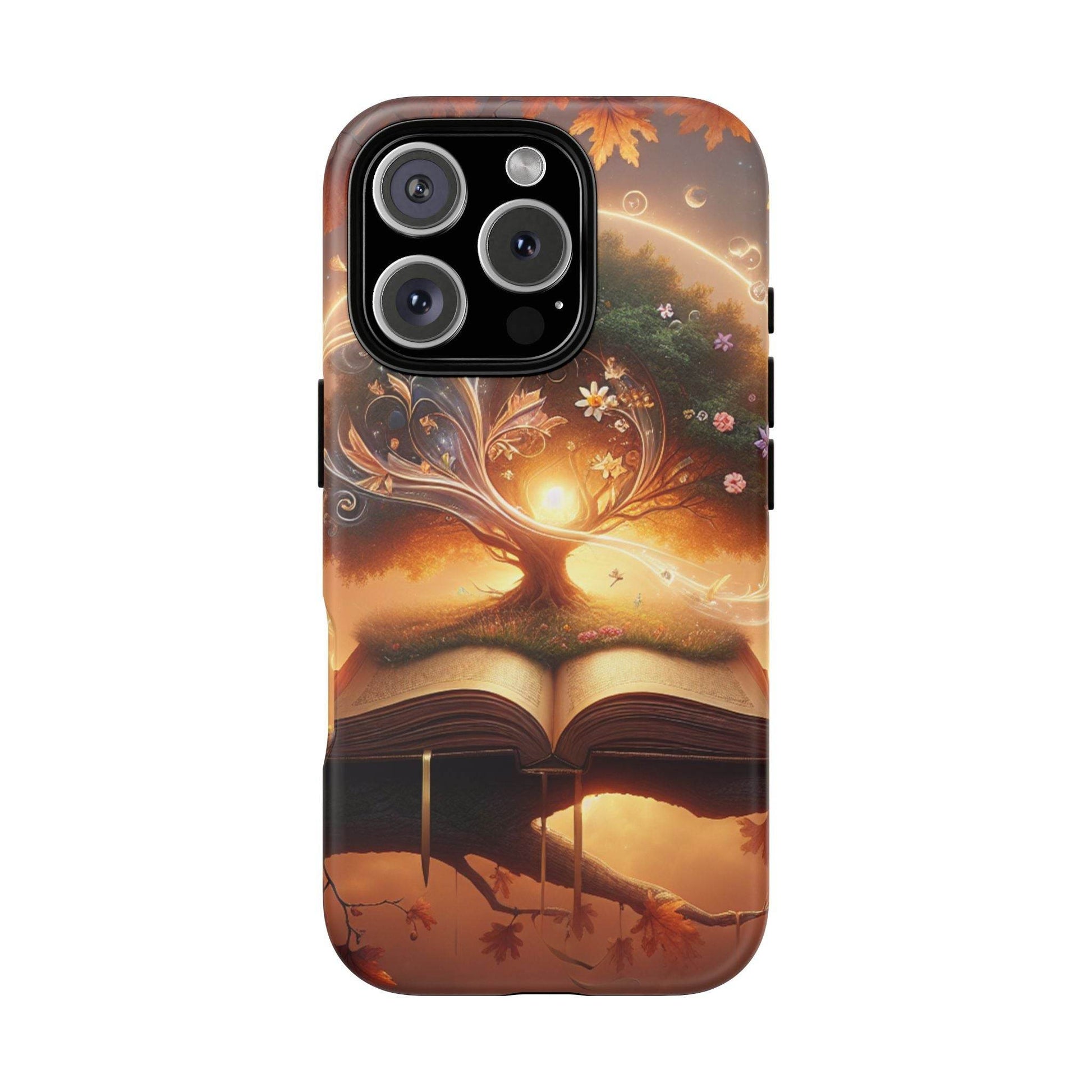 Nature-Inspired iPhone & Samsung Phone Case with Tree of Life Design - The Dreamer's Bookshop.