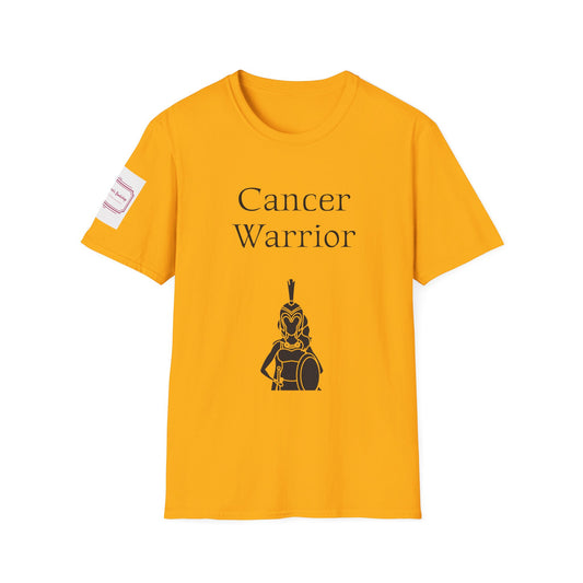 Cancer Warrior Unisex Softstyle T-Shirt - Empowering Battle for Women's Health