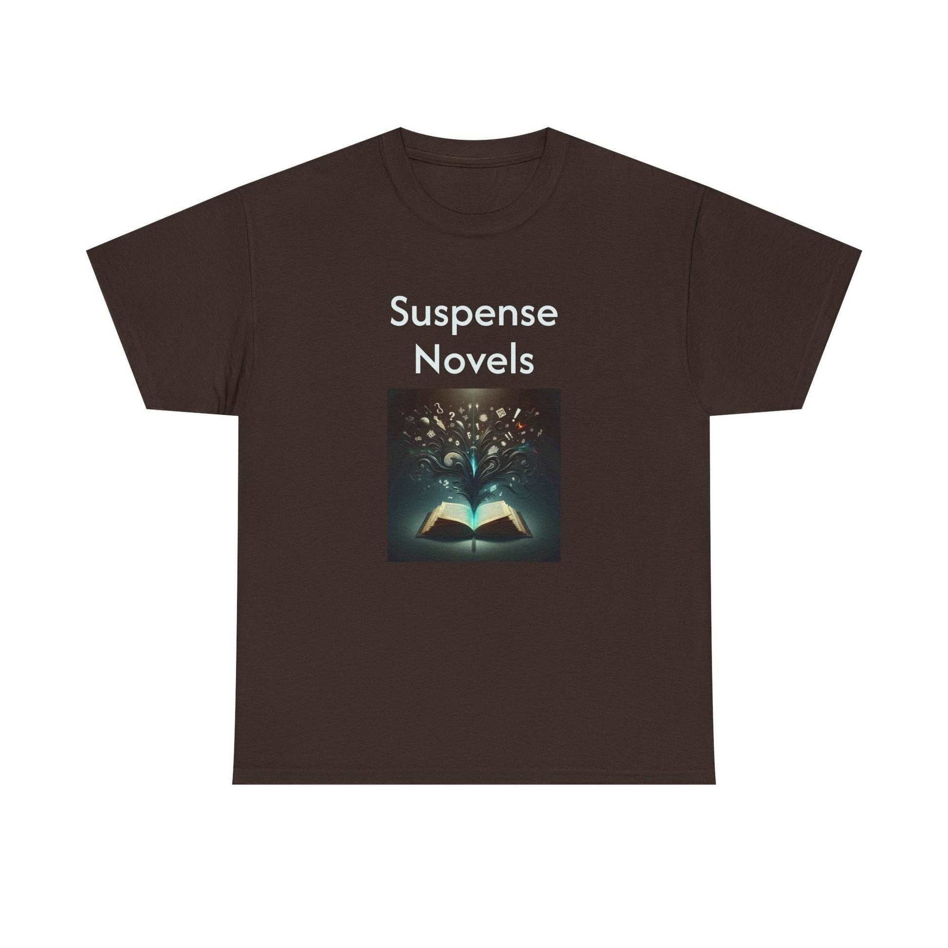 Fiction - Graphic Tee - Unisex Heavy Cotton T-Shirt Suspense Novels - The Dreamer's Bookshop.