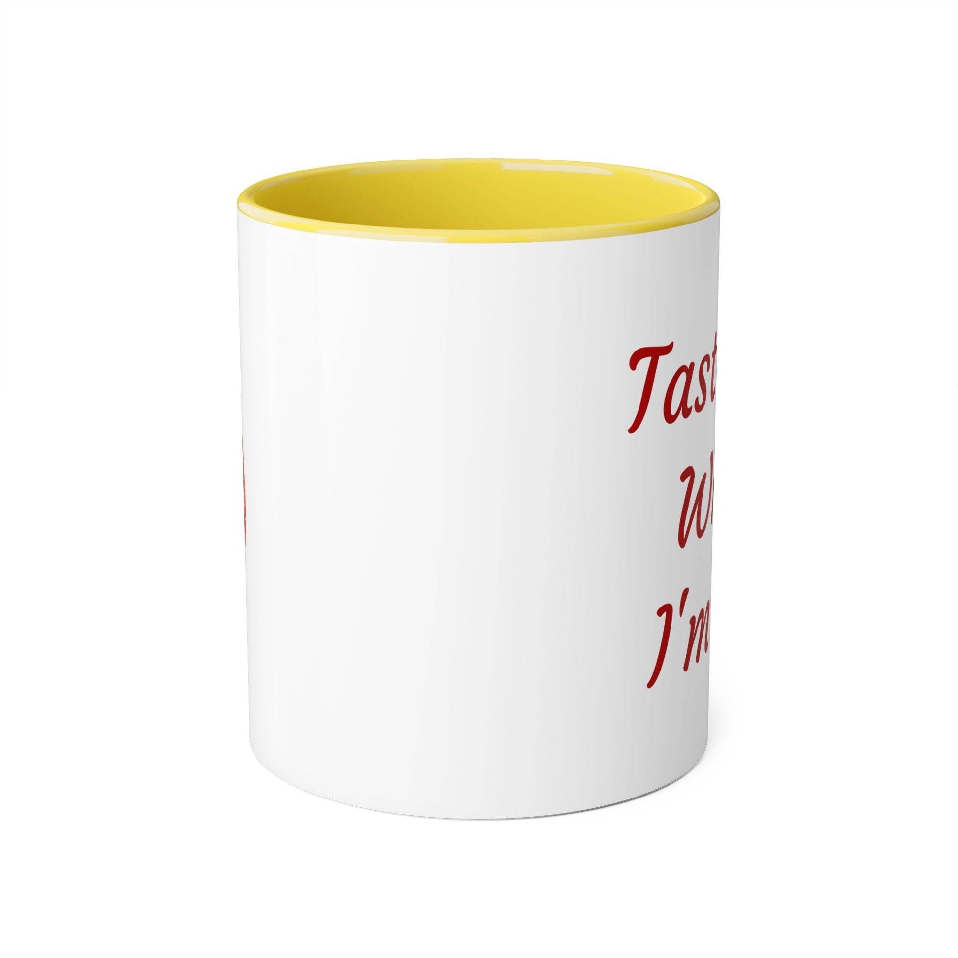 Taste Me While I'm Hot Mug - 11oz Coffee Cup for Book Lovers - The Dreamer's Bookshop.