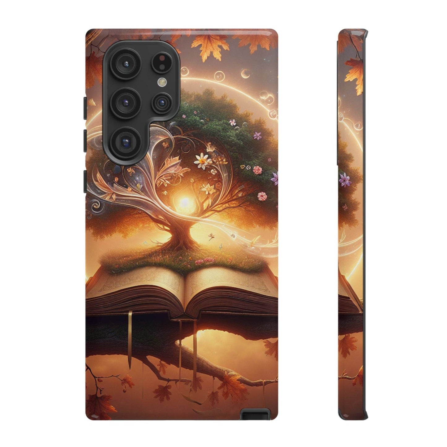 Nature-Inspired iPhone & Samsung Phone Case with Tree of Life Design - The Dreamer's Bookshop.