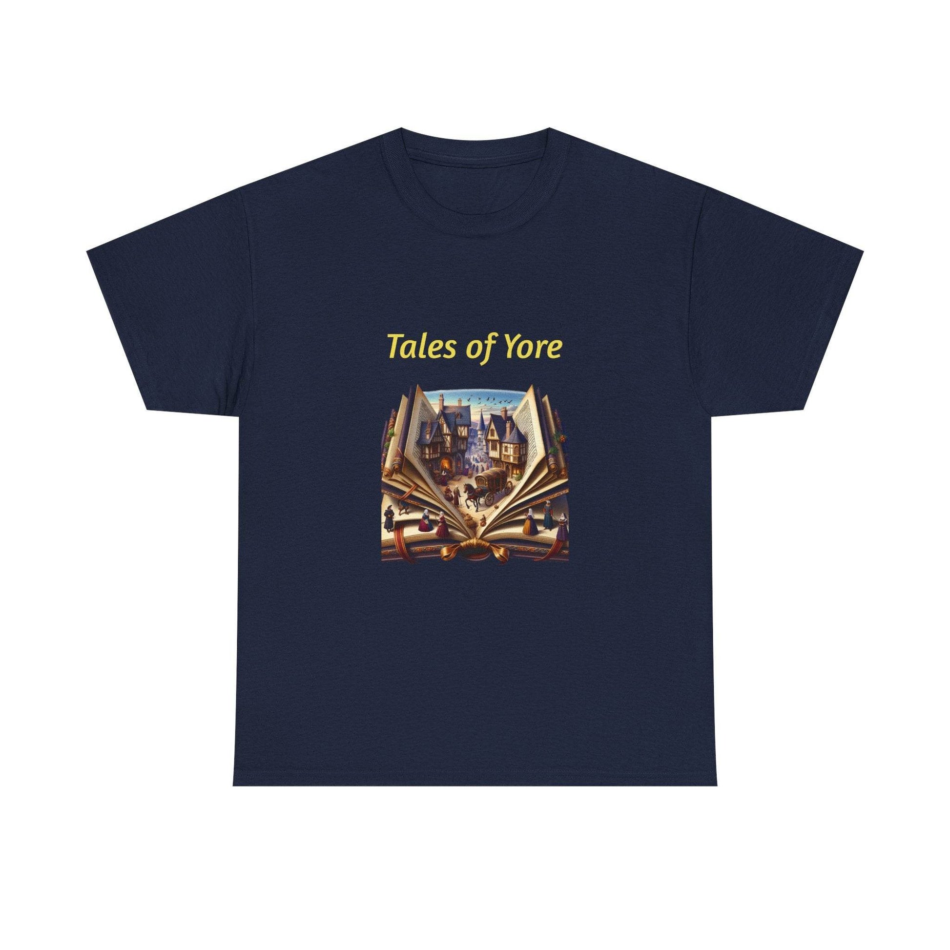 Tales of Yore - Graphic Tee - Unisex Heavy Cotton T-Shirt Historical Books - The Dreamer's Bookshop.