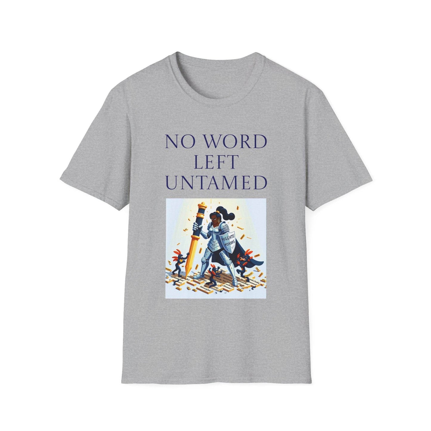 Unisex Softstyle T-Shirt - 'No Word' - The Dreamer's Bookshop.