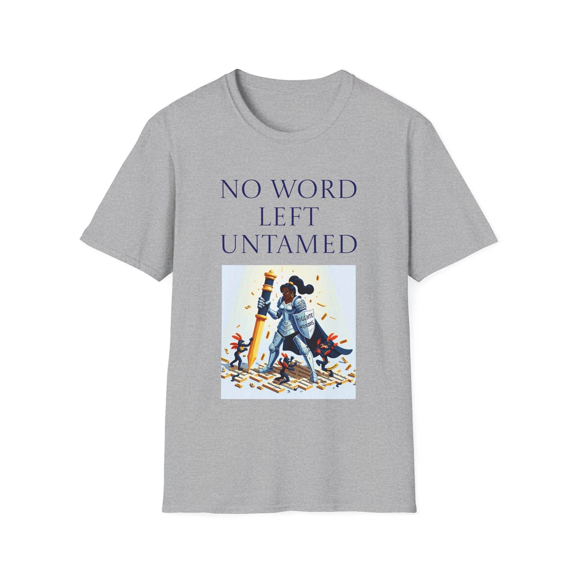 Unisex Softstyle T-Shirt - 'No Word' - The Dreamer's Bookshop.