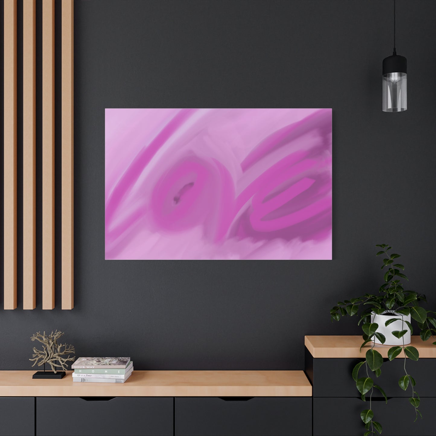 Pastel Dream Canvas *A Message of Love* Visual Poetry