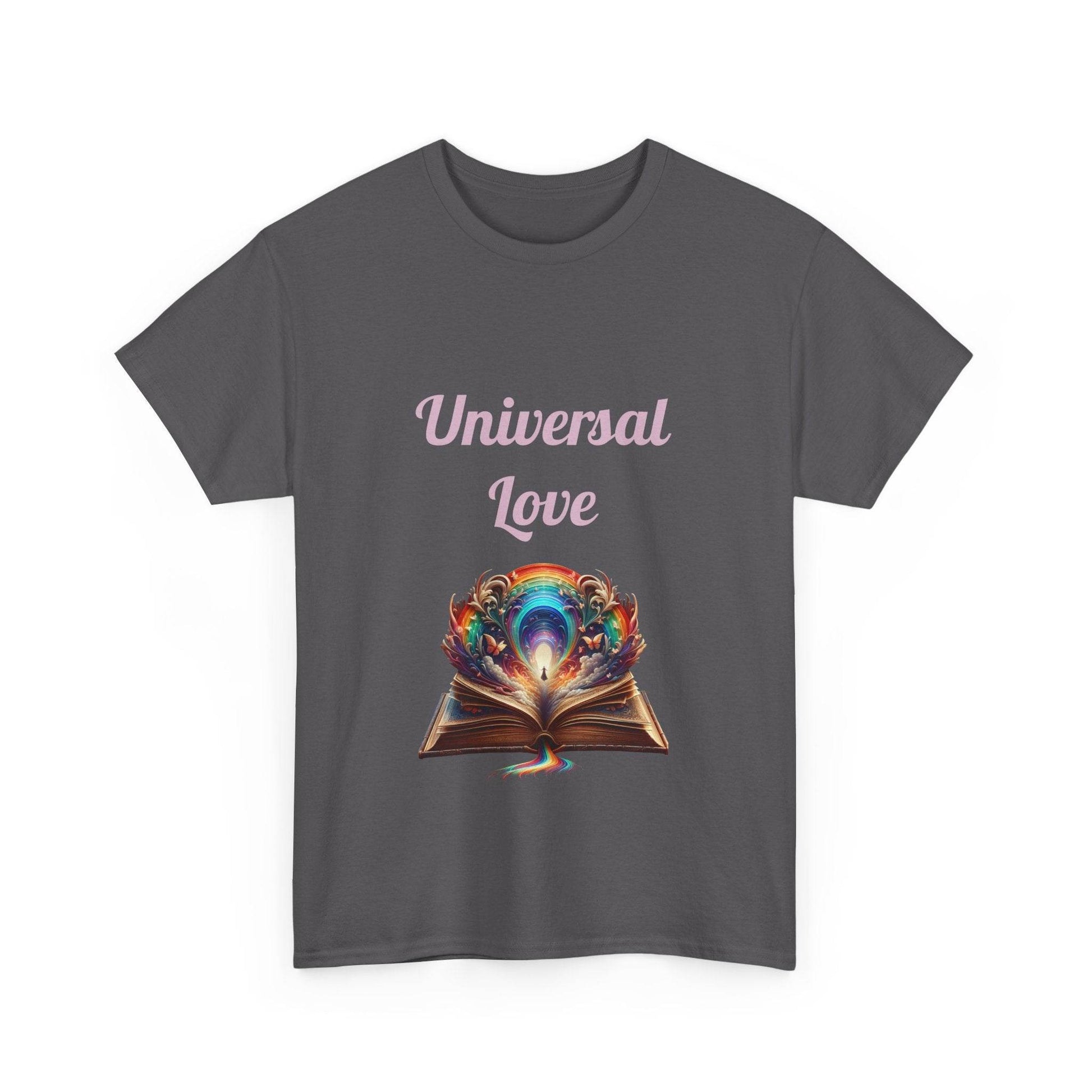 Universal Love - Unisex Heavy Cotton Tee - Queer Romance Books - The Dreamer's Bookshop.