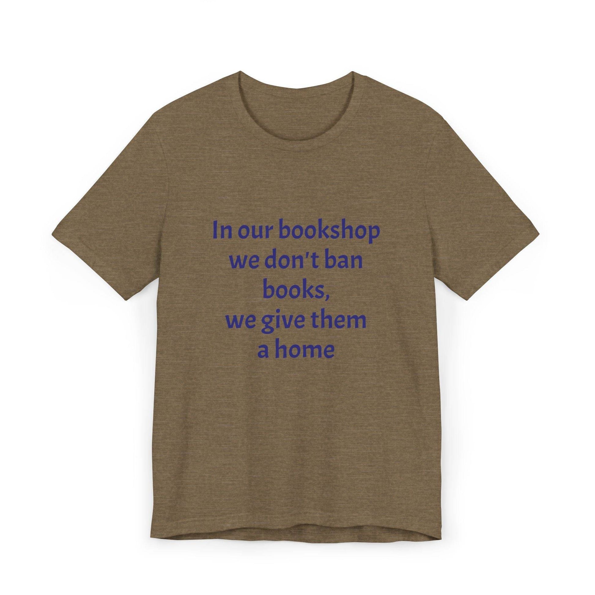 Inspirational Unisex Jersey T-Shirt - In our bookshop Vibe - The Dreamer's Bookshop.
