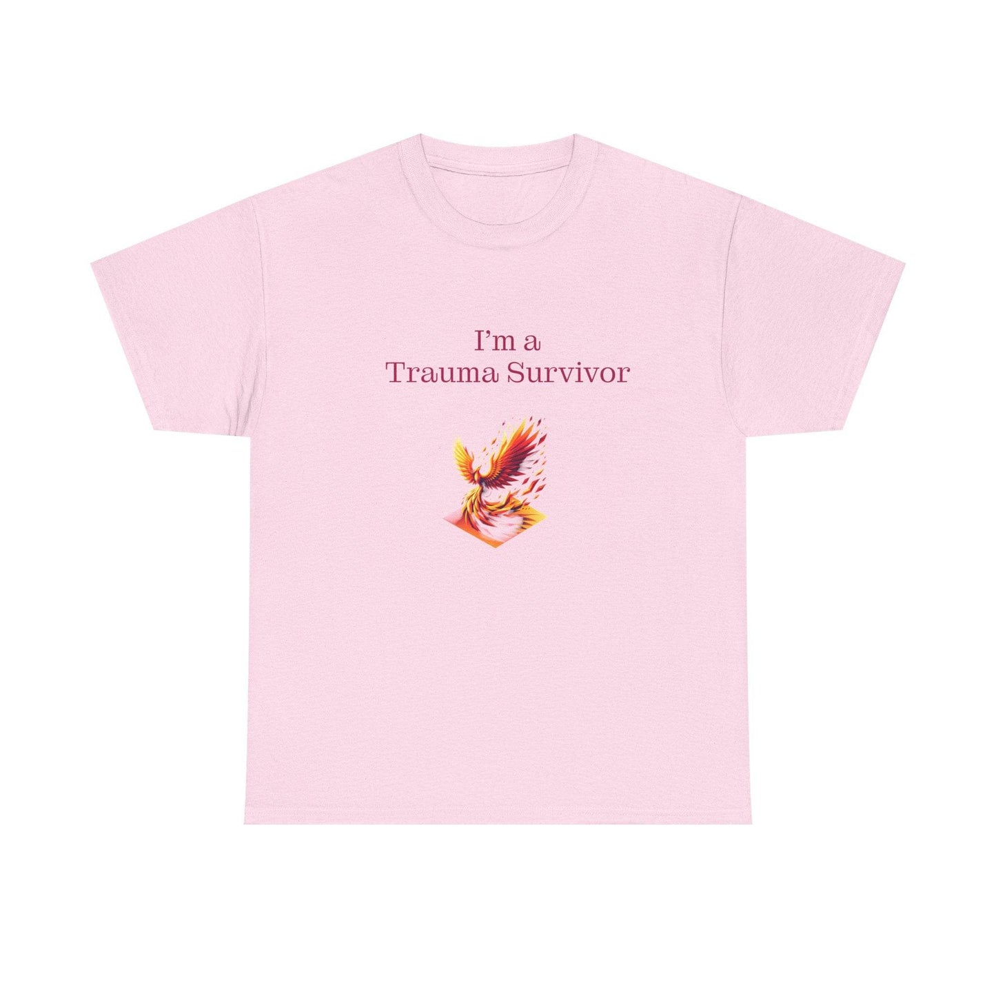 Trauma Survivor Unisex Heavy Cotton Tee - Inspirational T-Shirt - The Dreamer's Bookshop.