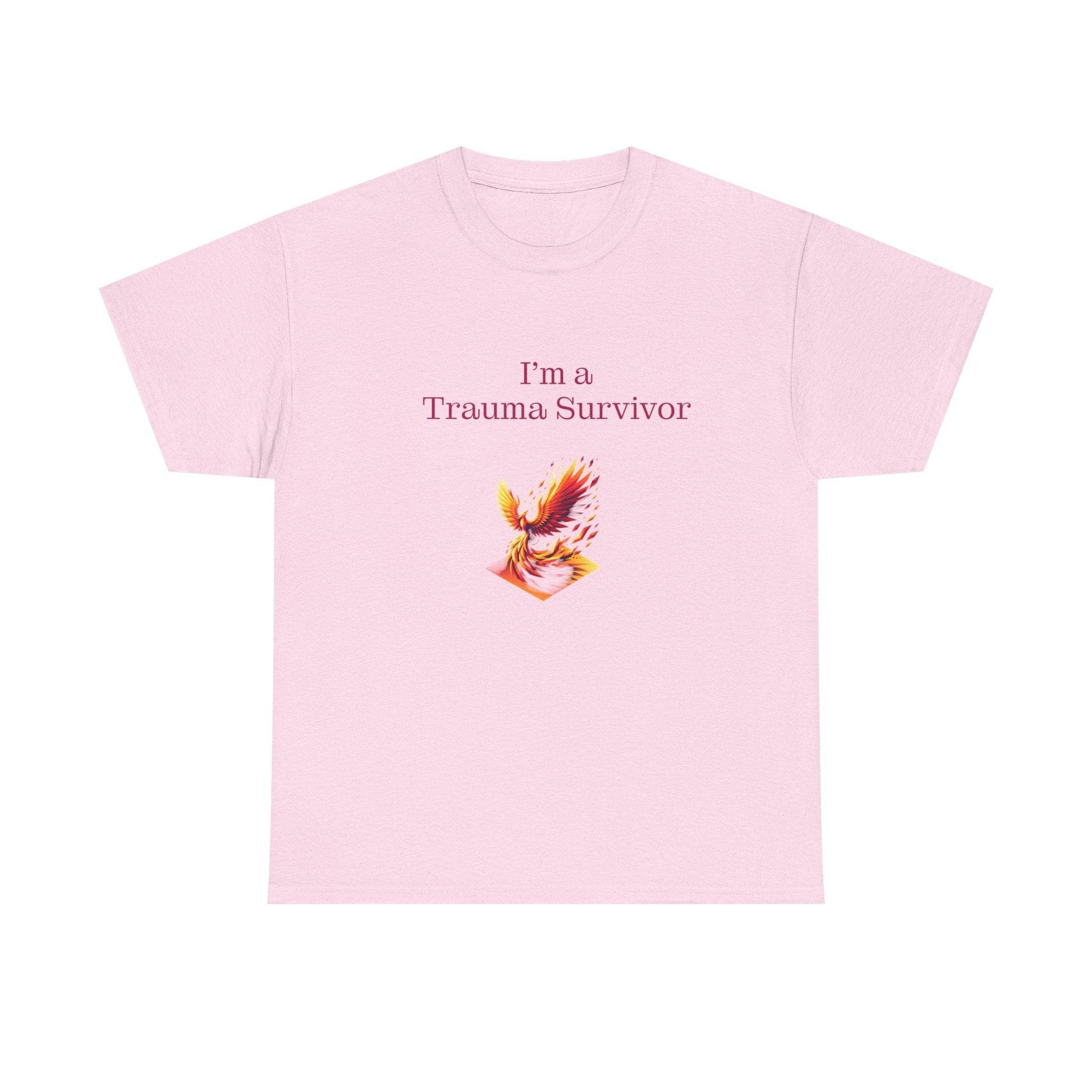 Trauma Survivor Unisex Heavy Cotton Tee - Inspirational T-Shirt - The Dreamer's Bookshop.
