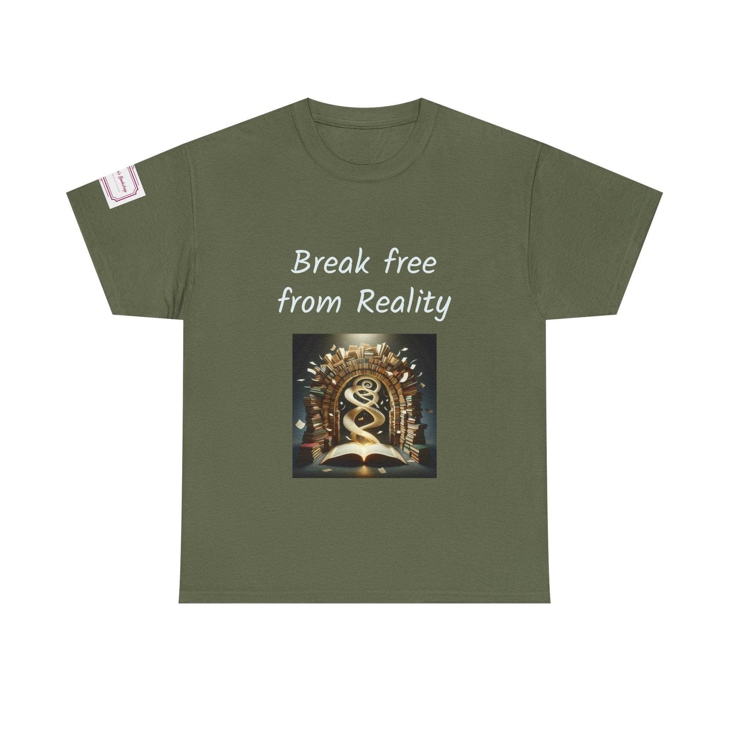 Break Free - Graphic Unisex Heavy Cotton Tee - Book Lovers - The Dreamer's Bookshop.
