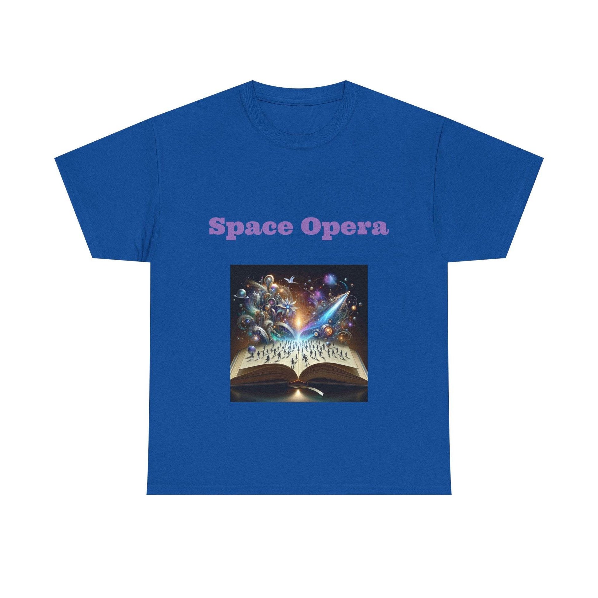 Space Opera - Unisex Heavy Cotton Tee - Sci-Fi Books - The Dreamer's Bookshop.