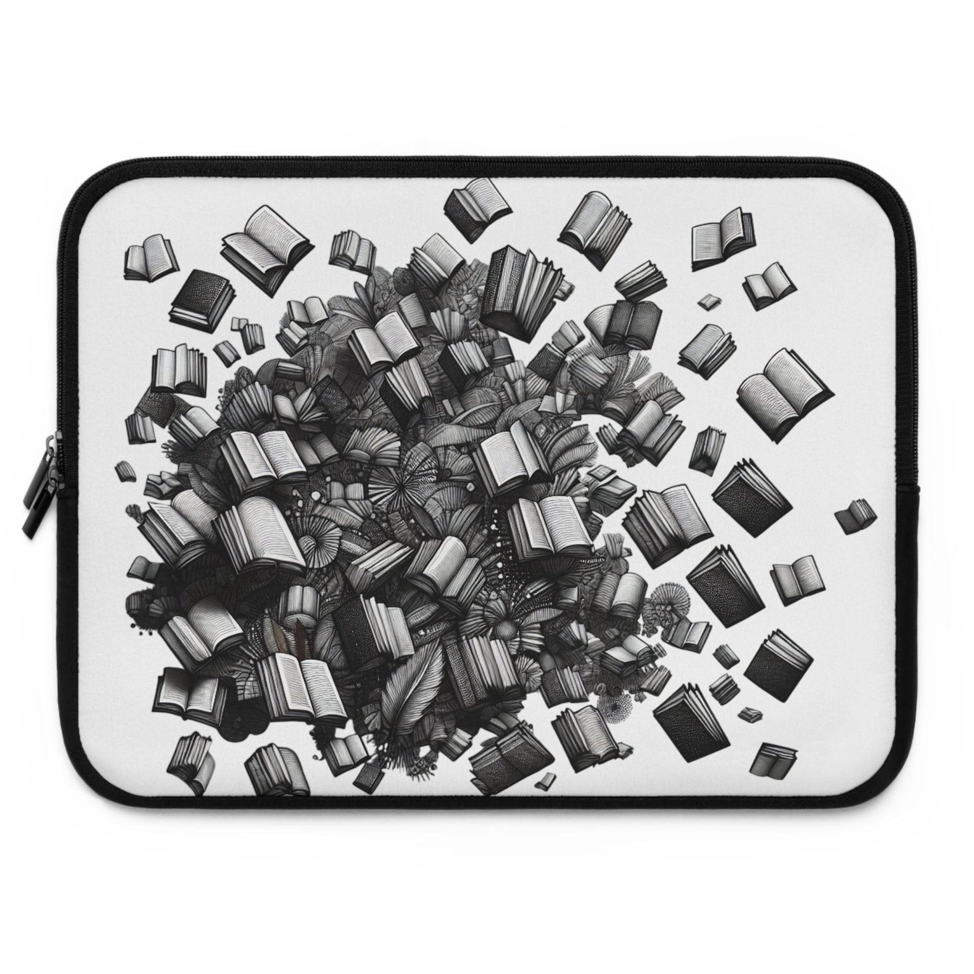 Books are always on my mind Laptop Sleeve - Perfect for Book Lovers and Students - The Dreamer's Bookshop.