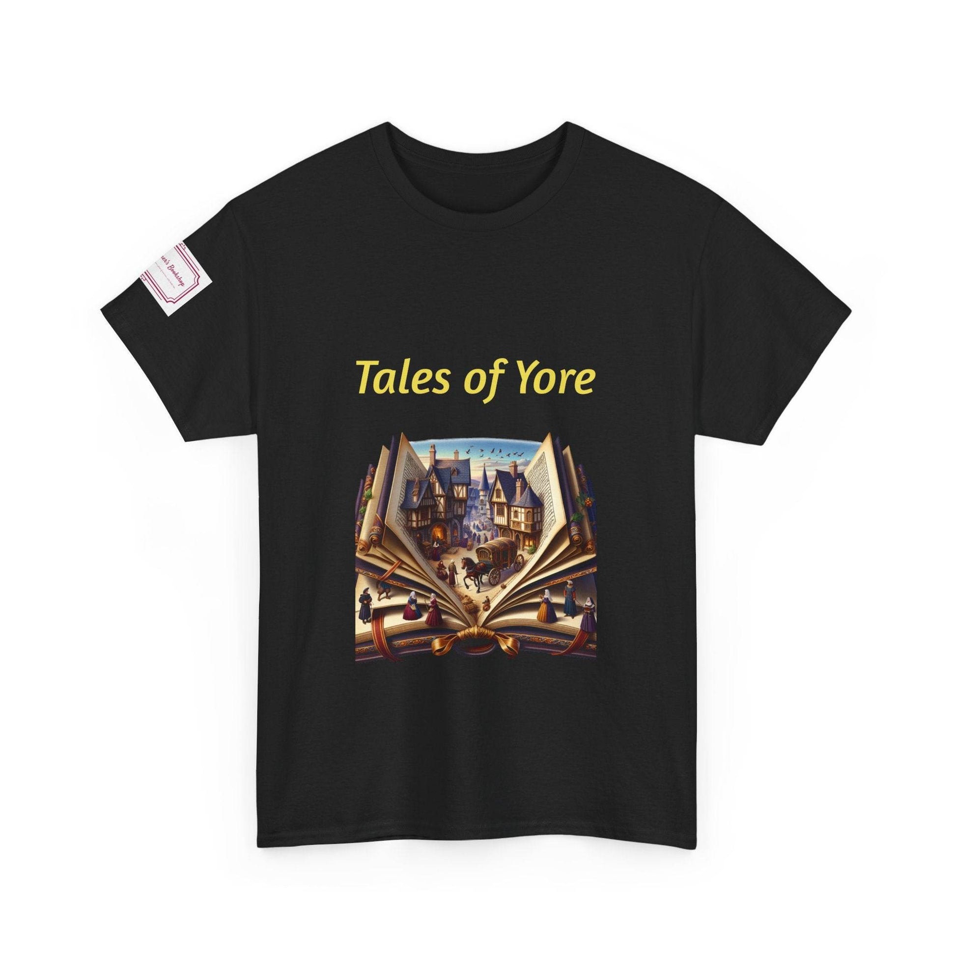 Tales of Yore - Graphic Unisex Heavy Cotton Tee - Historical Books - The Dreamer's Bookshop.
