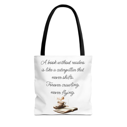 Literary Tote Bag – A book without readers
