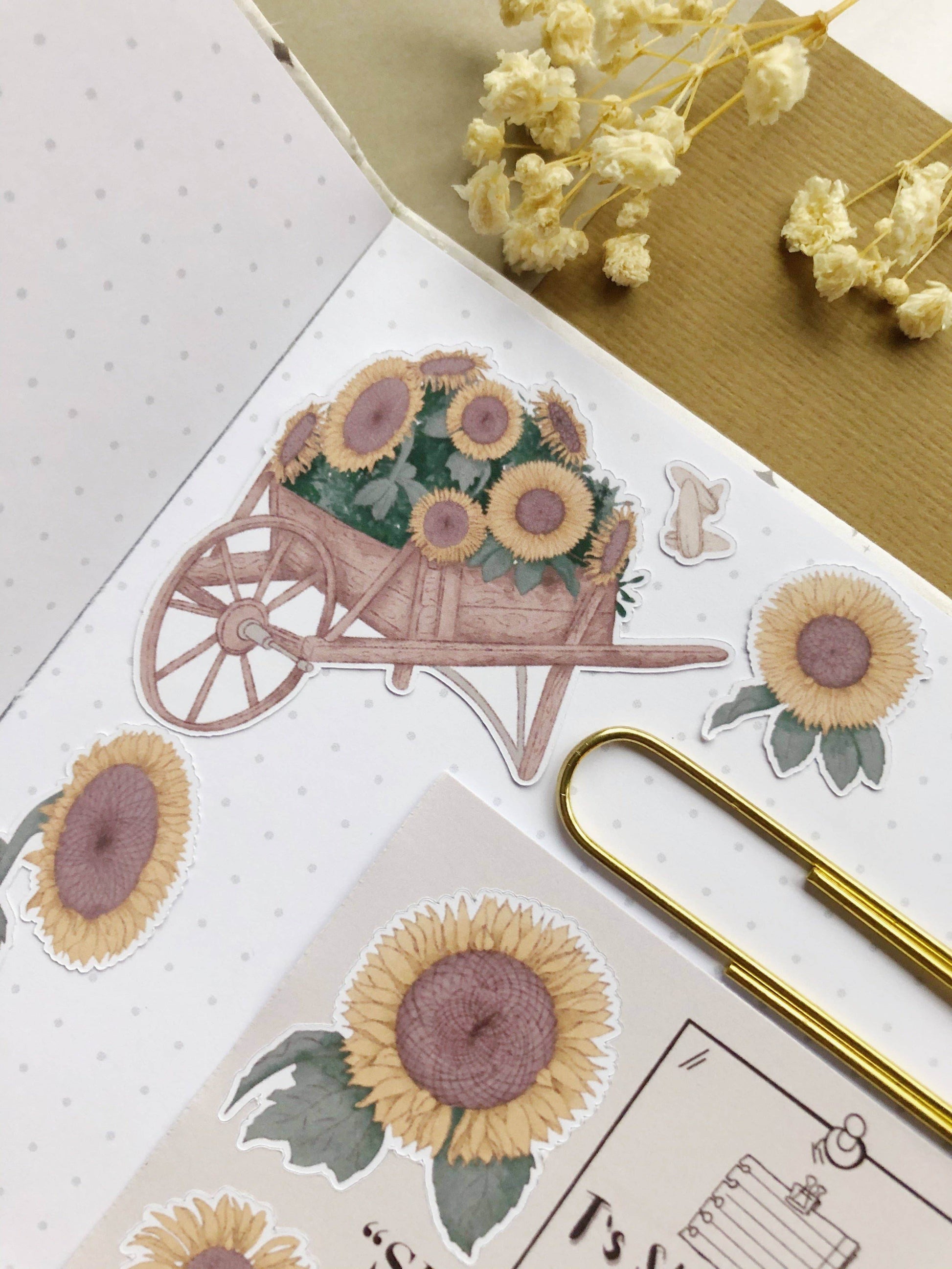 T's Stationery - „Zonnebloemboerderij” - The Dreamer's Bookshop.