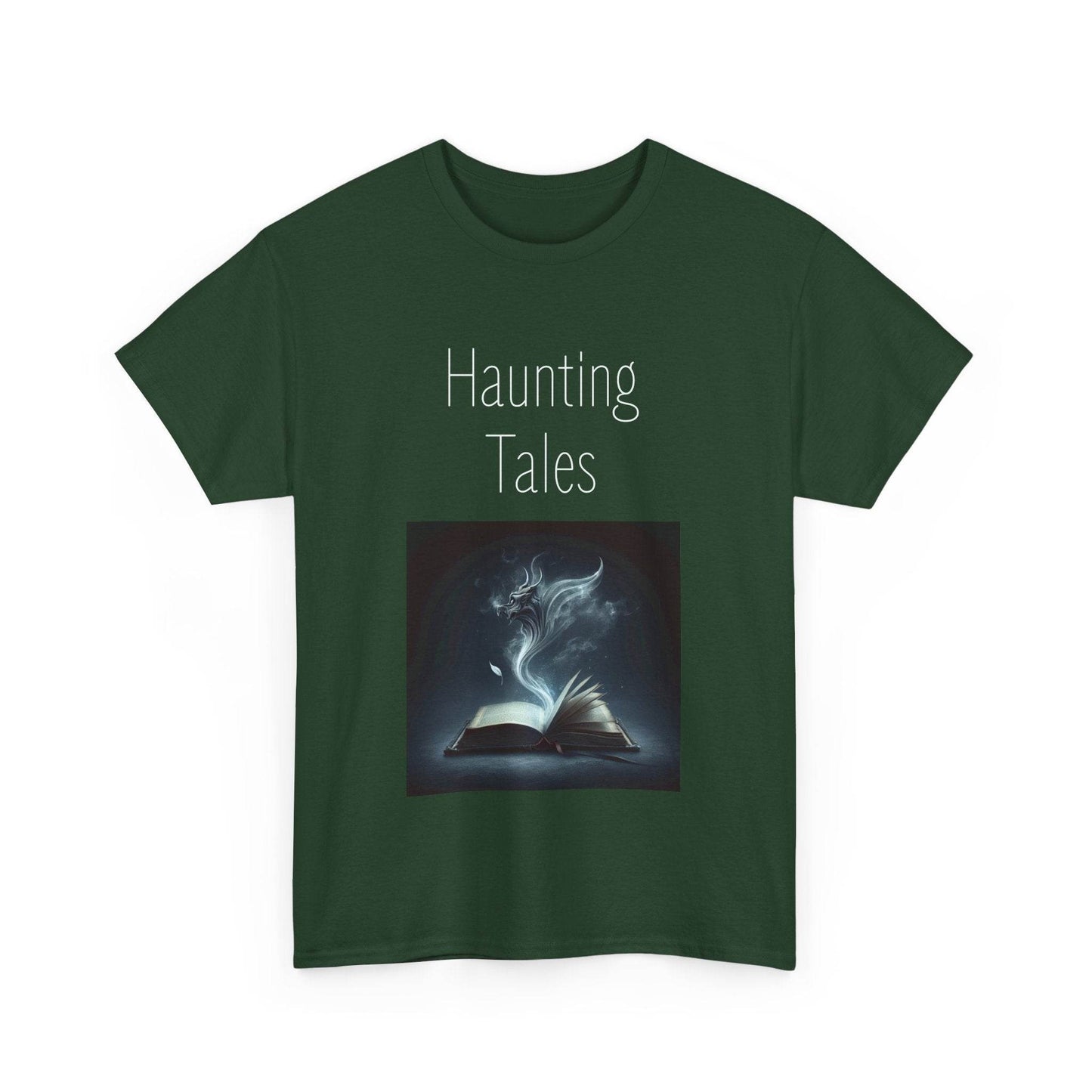 Haunting Tales - A Unisex Heavy Cotton Tee - Perfect for Book Lovers - The Dreamer's Bookshop.