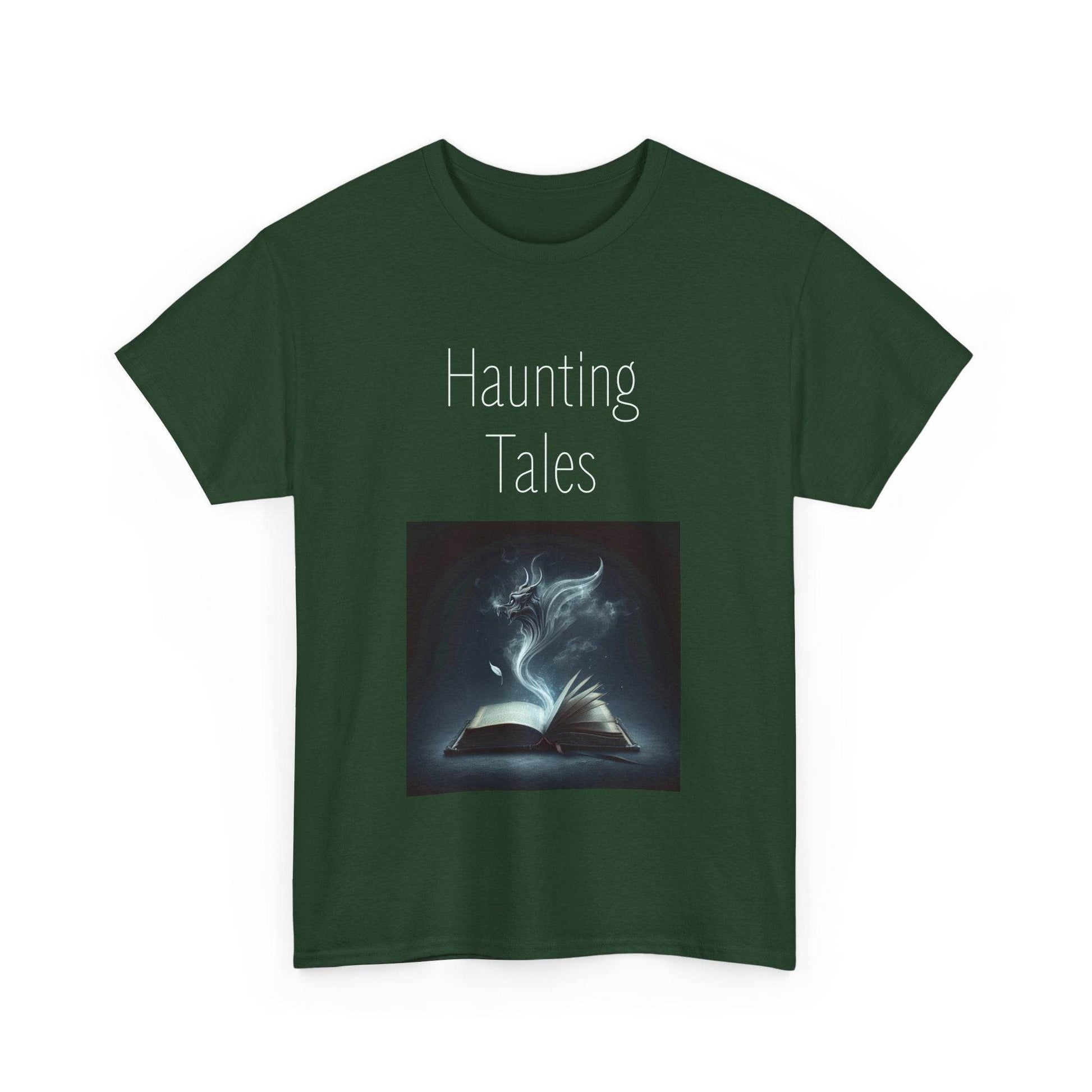 Haunting Tales - A Unisex Heavy Cotton Tee - Perfect for Book Lovers - The Dreamer's Bookshop.