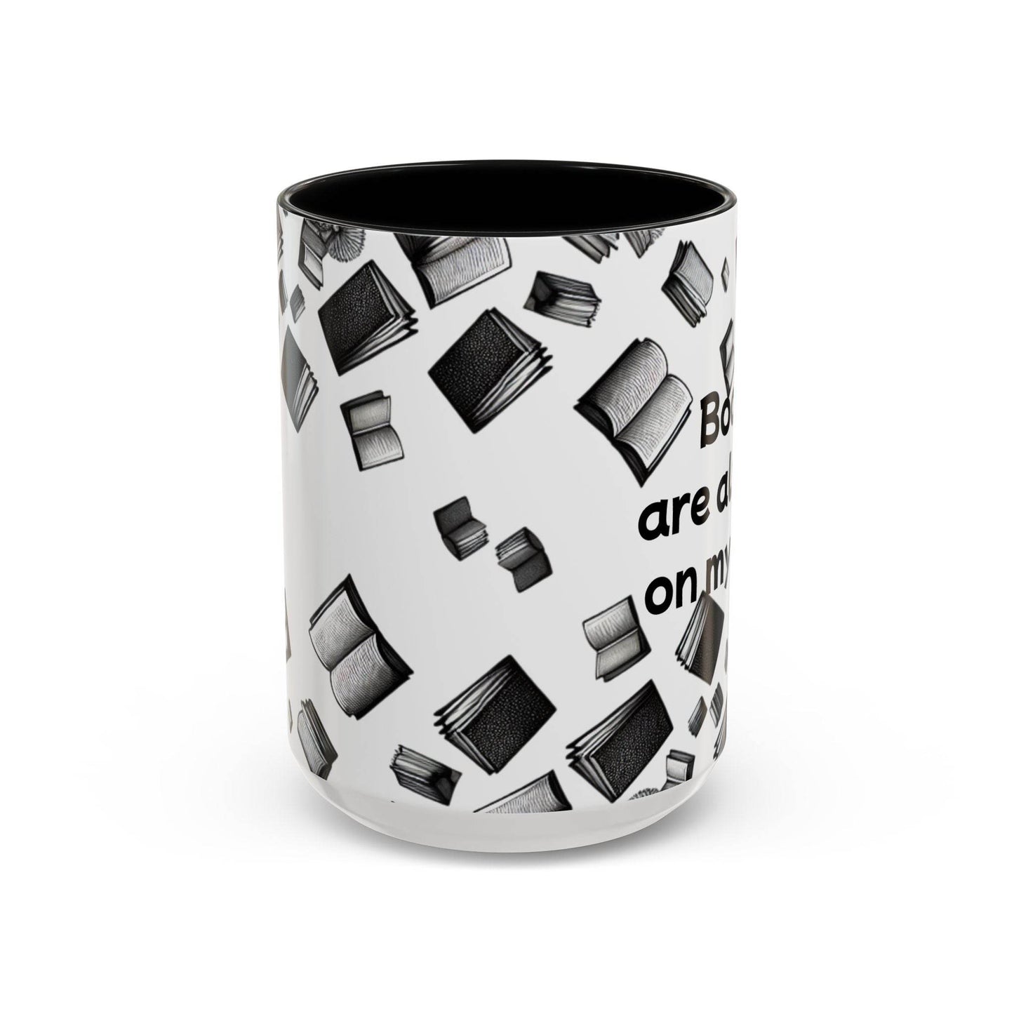 Books on My Mind Accent Coffee Mug - Perfect for Book Lovers - The Dreamer's Bookshop.