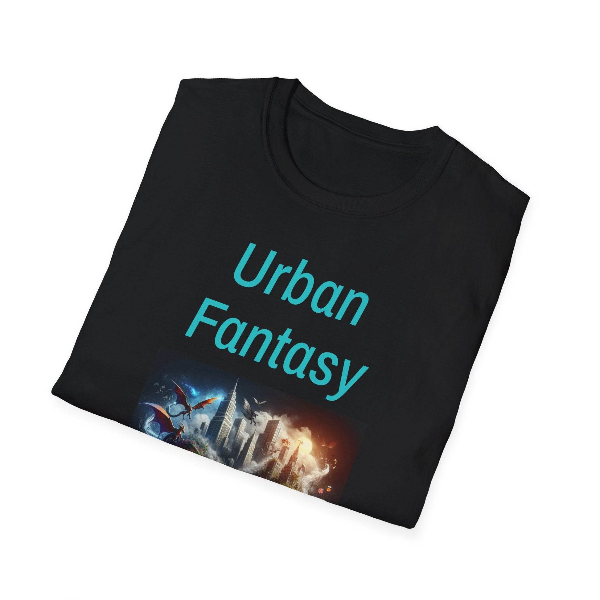 Urban Fantasy Unisex Softstyle T-Shirt - Dreamy Graphic Tee for Book Lovers - The Dreamer's Bookshop.