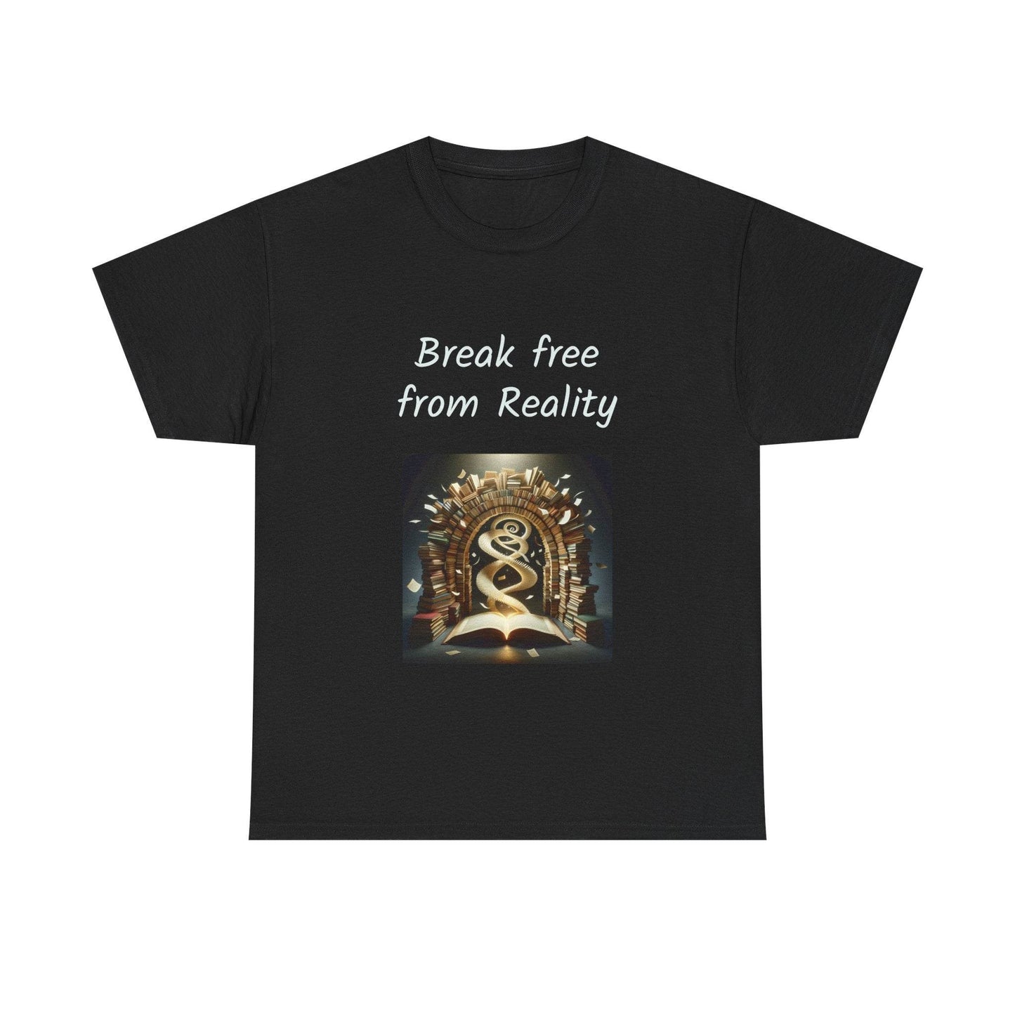 Break Free - Unisex Heavy Cotton Tee - Book Lovers - The Dreamer's Bookshop.