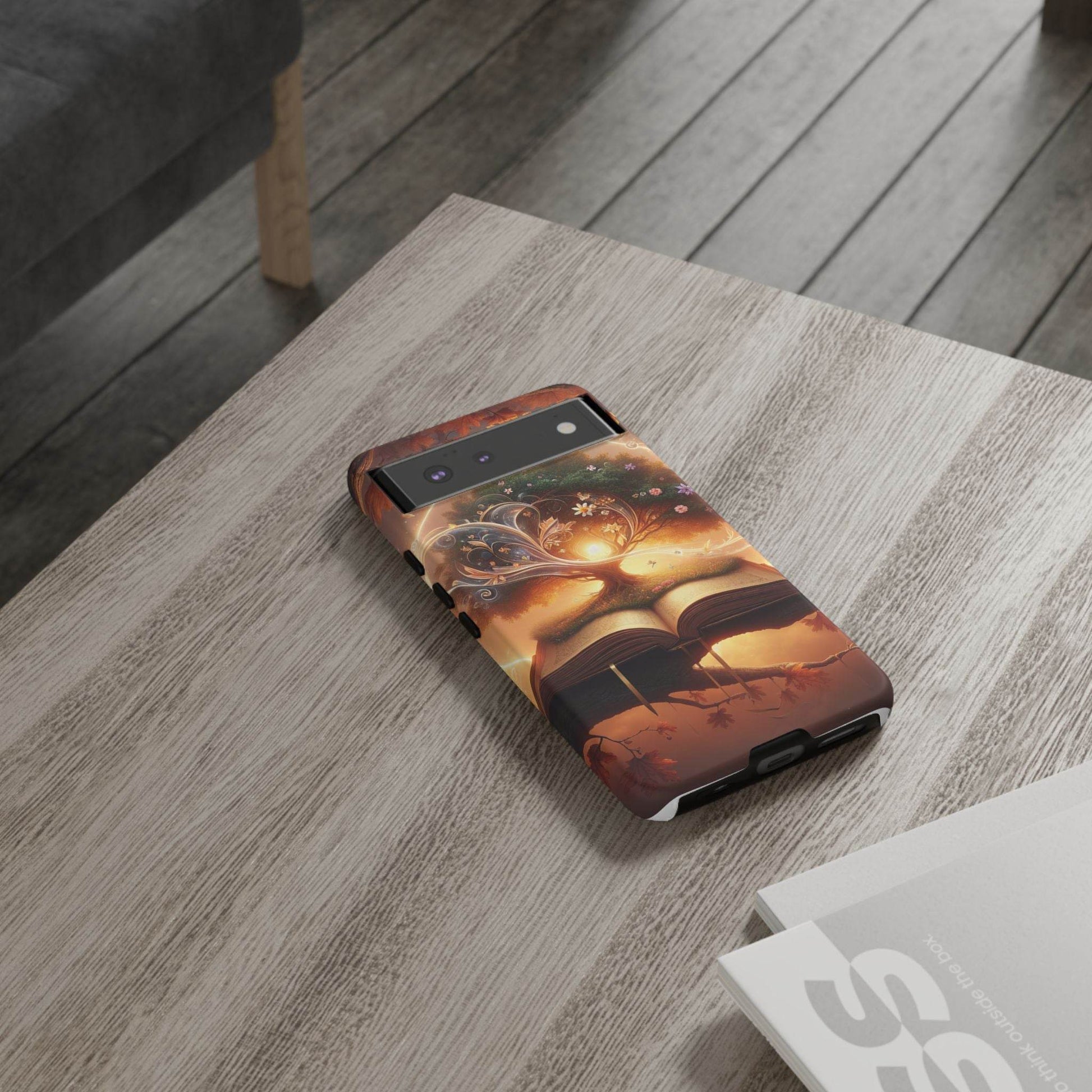 Google & Samsung - Artistic Phone Case with BookishTree Design - Tough Cases - The Dreamer's Bookshop.