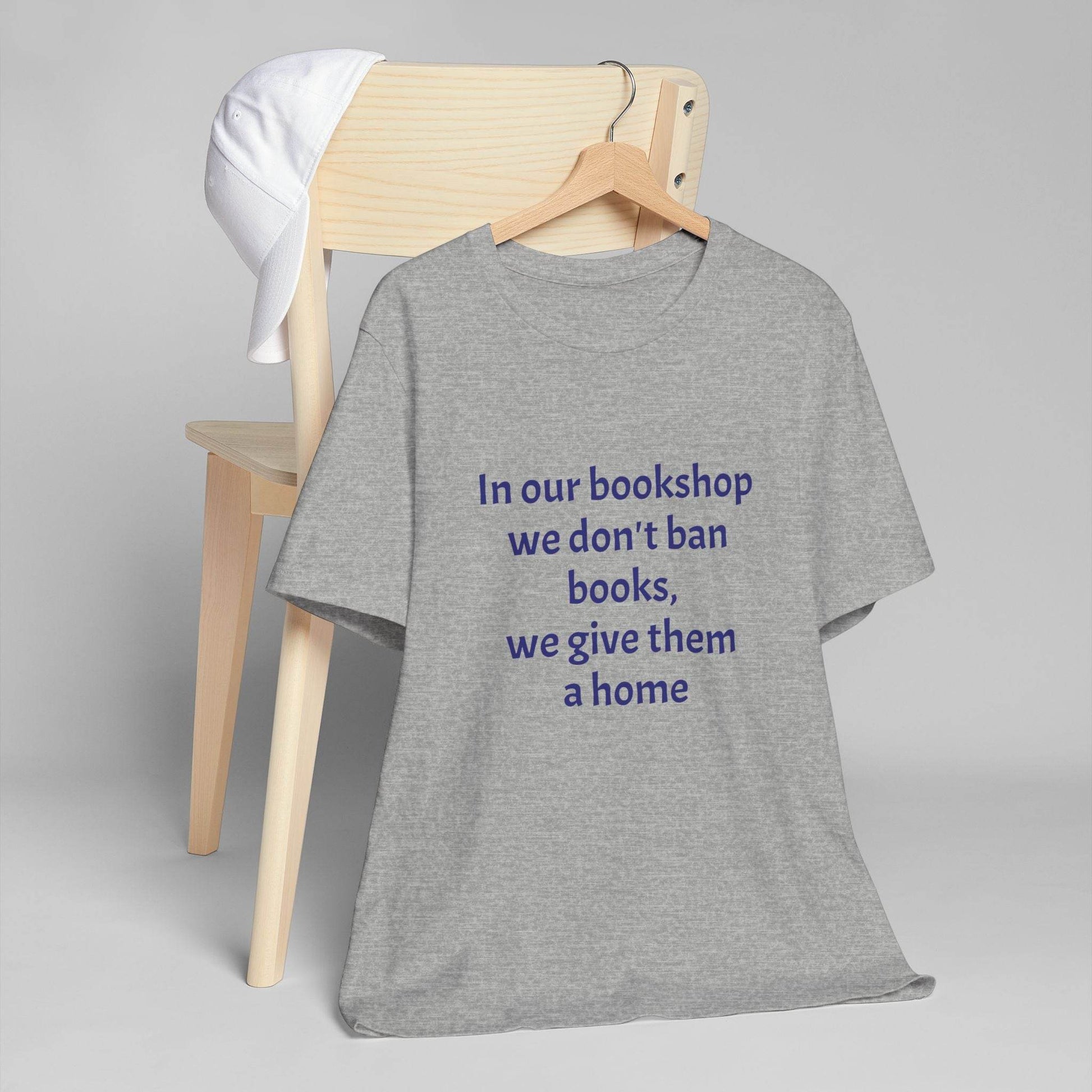 Inspirational Unisex Jersey T-Shirt - In our bookshop Vibe - The Dreamer's Bookshop.