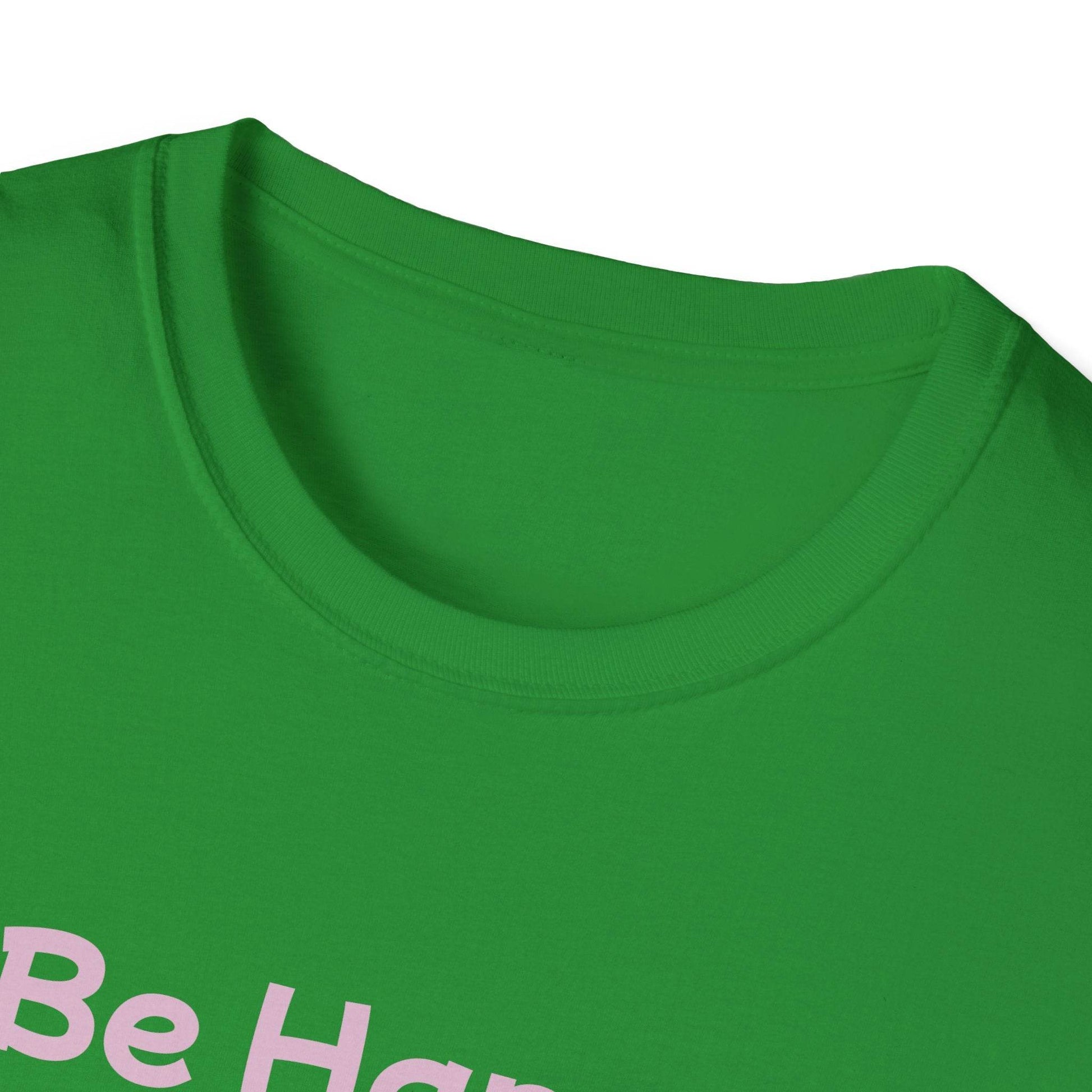 Be Happy Stay Positive Graphic T-Shirt for Optimism Lovers - The Dreamer's Bookshop.
