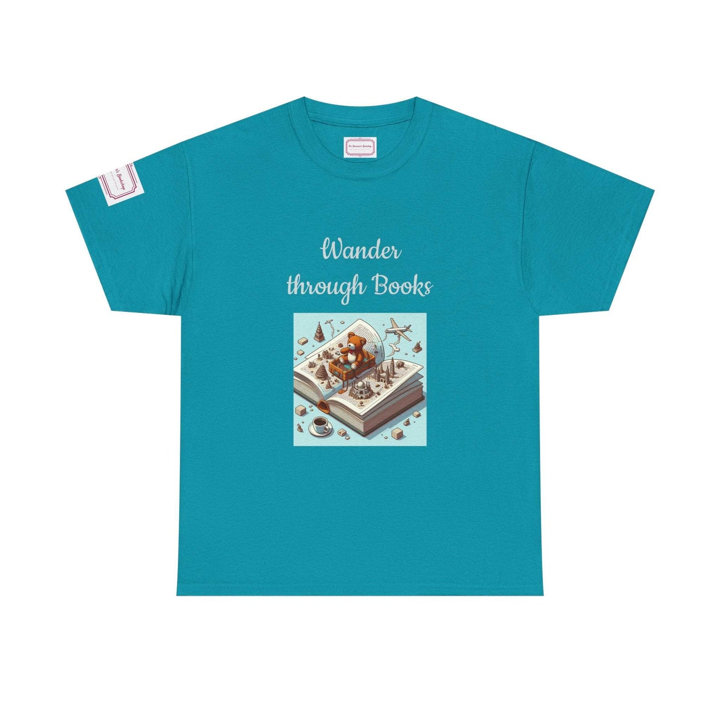 Wander - Unisex Heavy Cotton Tee - Perfect for Book Lovers - The Dreamer's Bookshop.