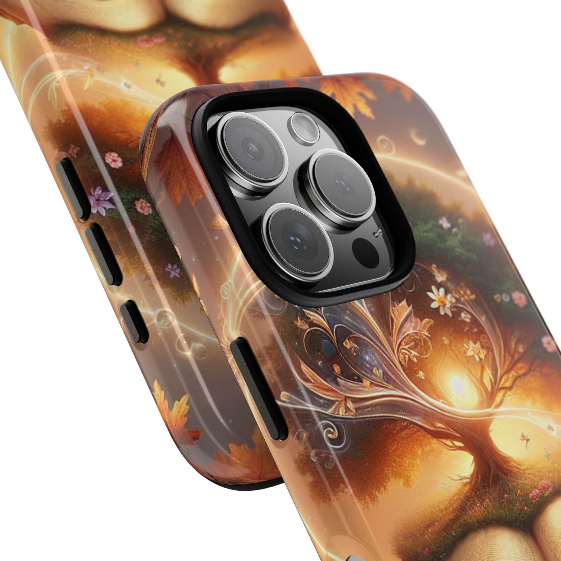 Nature-Inspired iPhone & Samsung Phone Case with Tree of Life Design - The Dreamer's Bookshop.