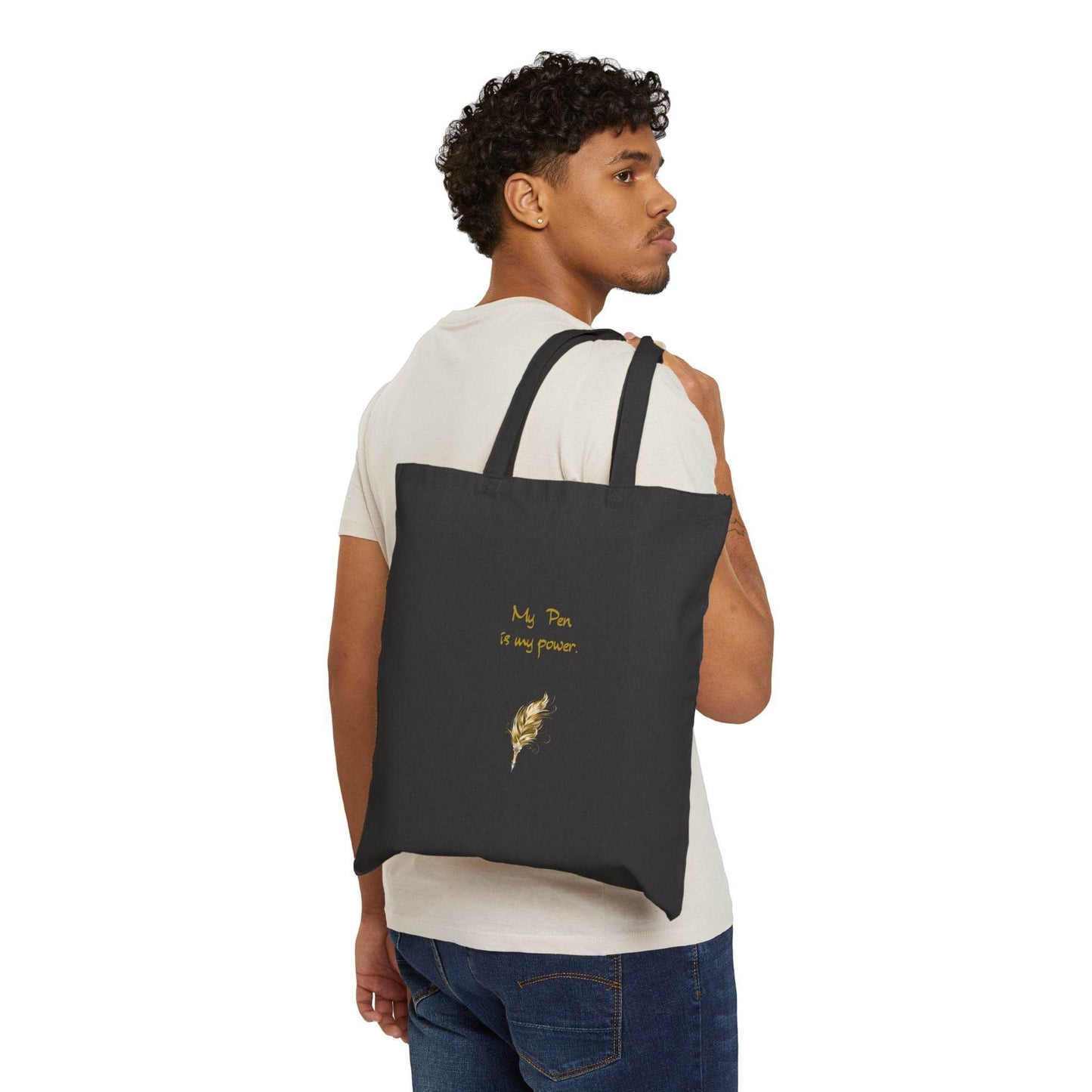 Inspirational Cotton Canvas Tote Bag - Perfect for Writers & Dreamers - The Dreamer's Bookshop.