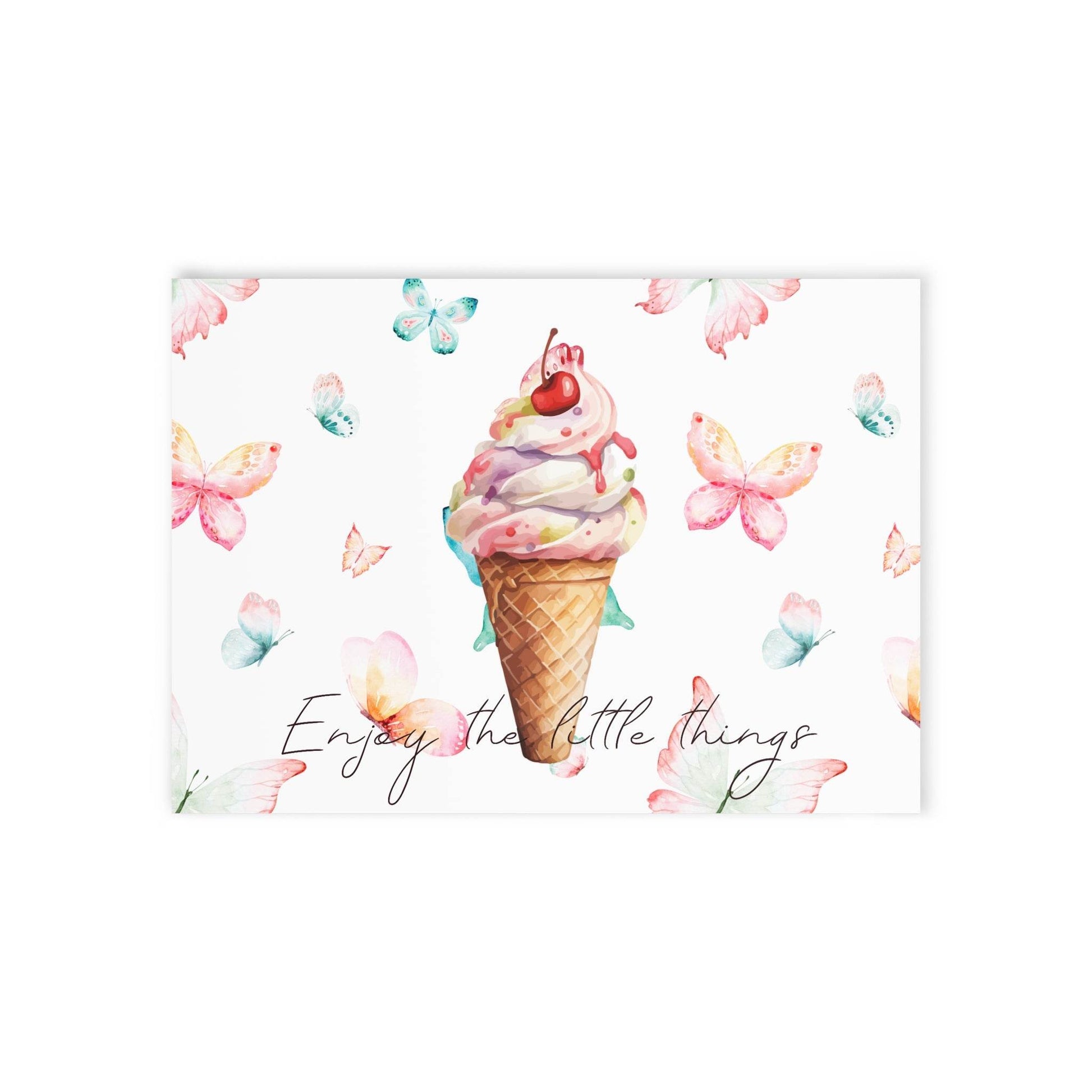 The Dreamer's Bookshop "Gelato" Enjoy the Little Things Card - The Dreamer's Bookshop.