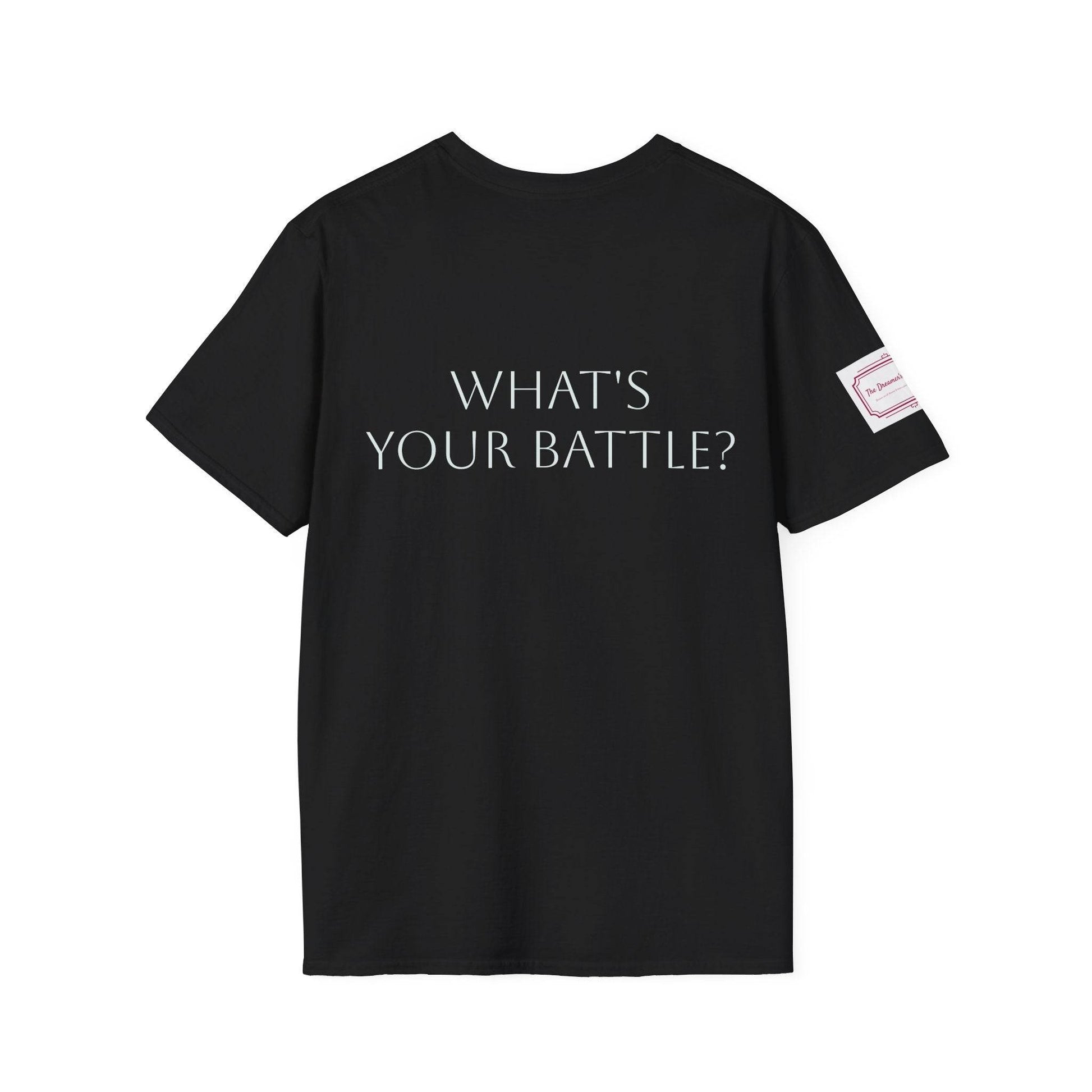 Cancer Warrior Unisex Softstyle T-Shirt - Empowering Graphic Tee for Women's Health Awarenes - The Dreamer's Bookshop.
