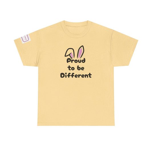 Proud to be Different Unisex Heavy Cotton Tee - Celebrate Individuality - The Dreamer's Bookshop.