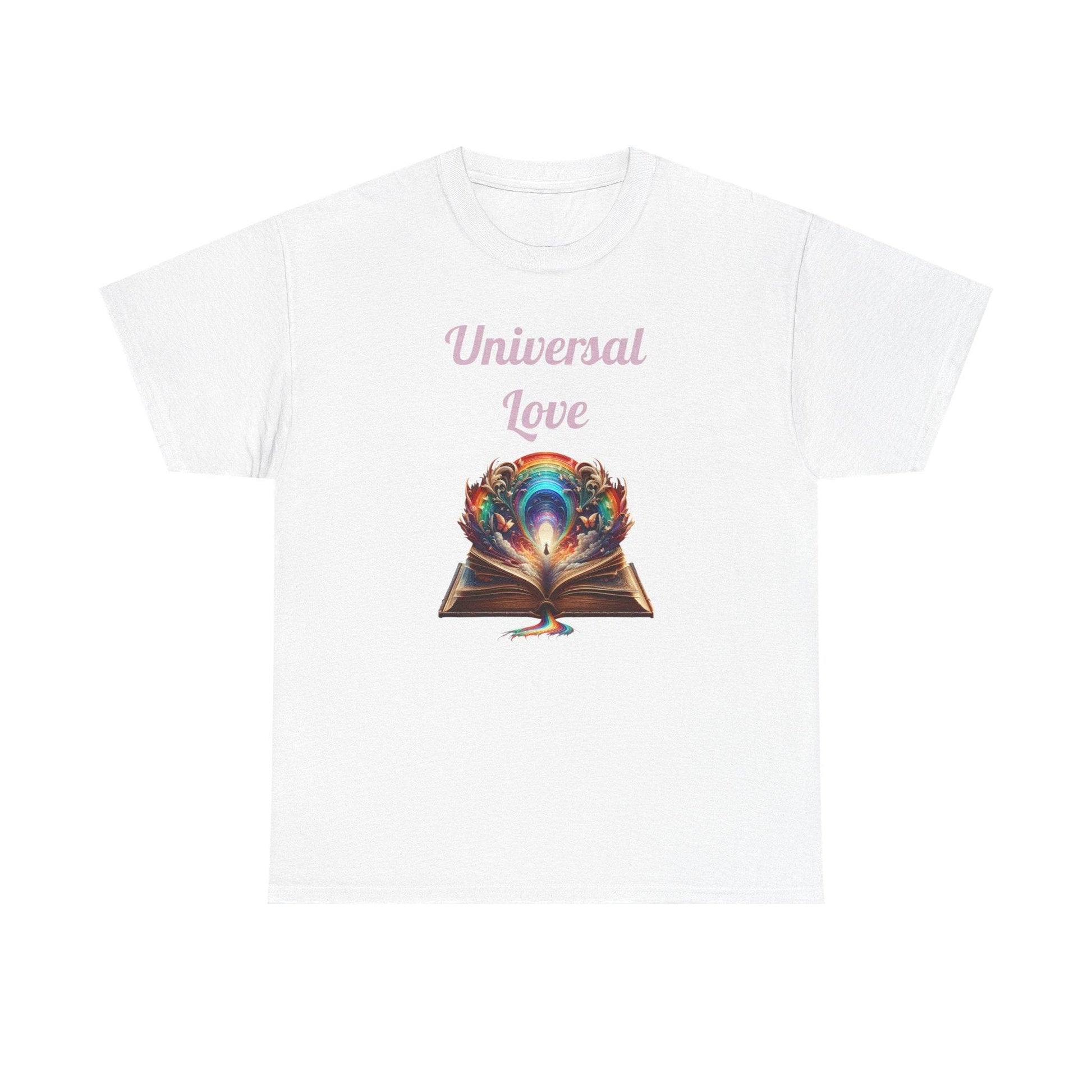 Universal Love - Graphic Tee - Unisex Heavy Cotton T-Shirt Queer Romance Books - The Dreamer's Bookshop.