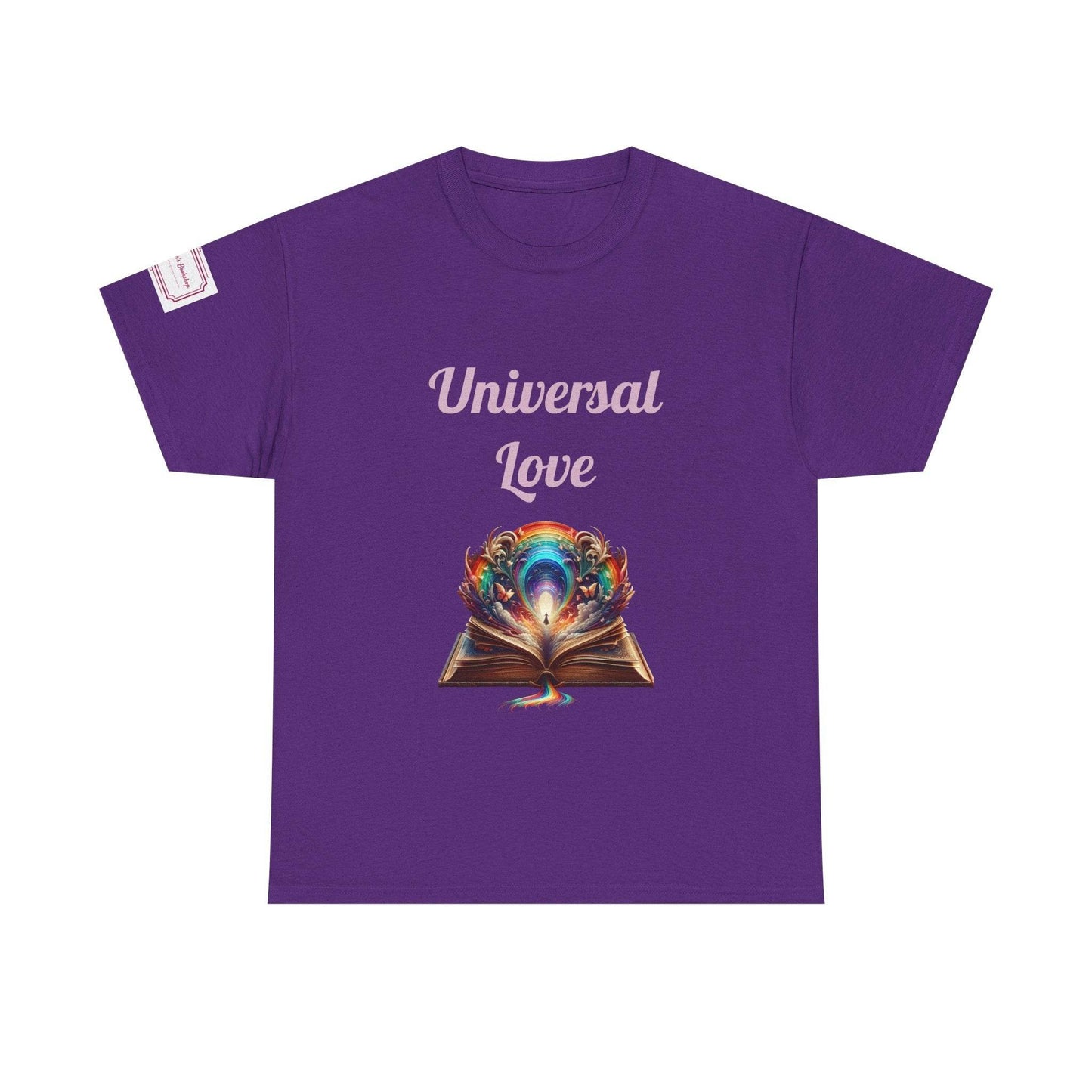 Universal Love - Graphic Unisex Heavy Cotton Tee - Queer Romance Books - The Dreamer's Bookshop.