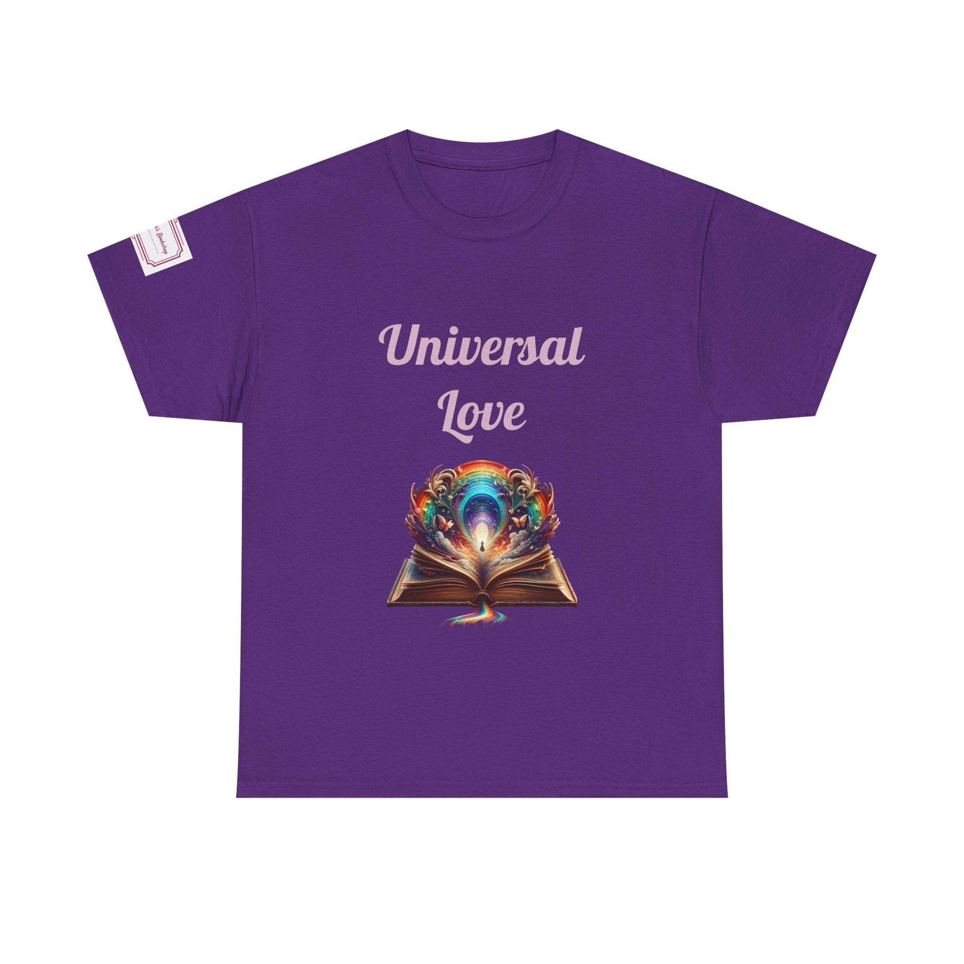 Universal Love - Graphic Unisex Heavy Cotton Tee - Queer Romance Books - The Dreamer's Bookshop.