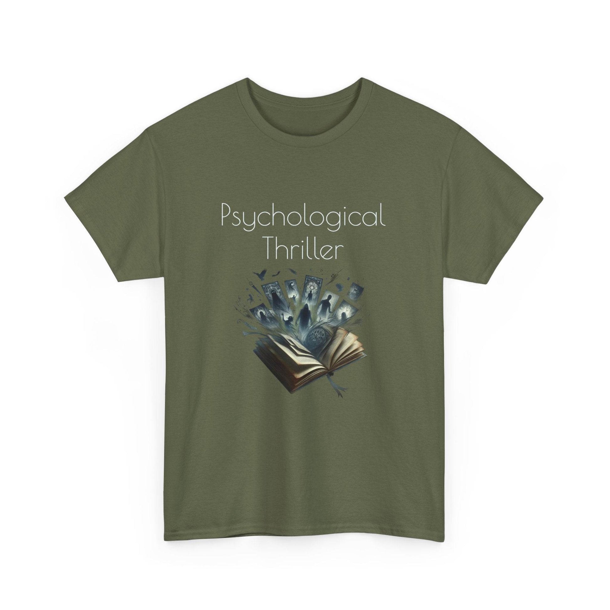 Fiction - Graphic Tee - Unisex Heavy Cotton T-Shirt Psychological Thriller - The Dreamer's Bookshop.