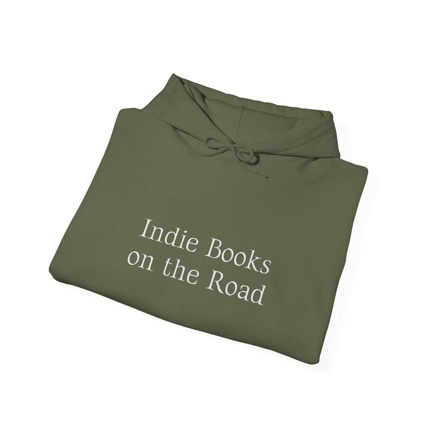 Indie Books on the Road Hooded Sweatshirt - Perfect for Book Lovers - The Dreamer's Bookshop.