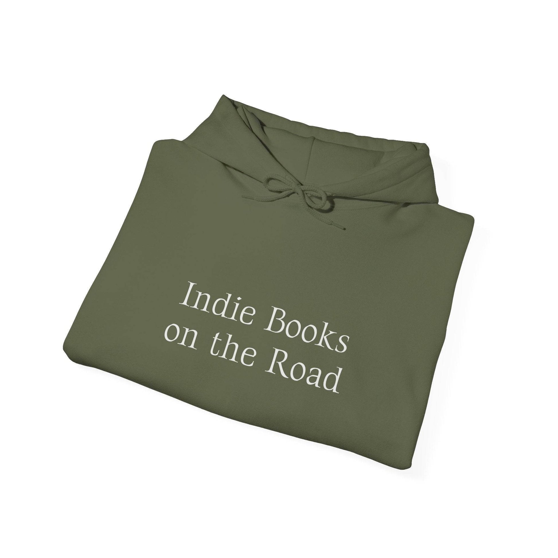 Indie Books on the Road Hooded Sweatshirt - Perfect for Book Lovers - The Dreamer's Bookshop.