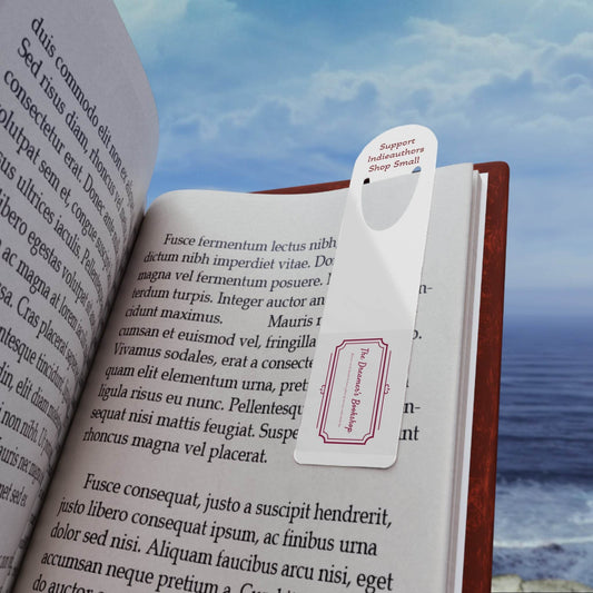 US - Stylish Stainless Steel Bookmark - Support Indie Authors - The Dreamer's Bookshop.