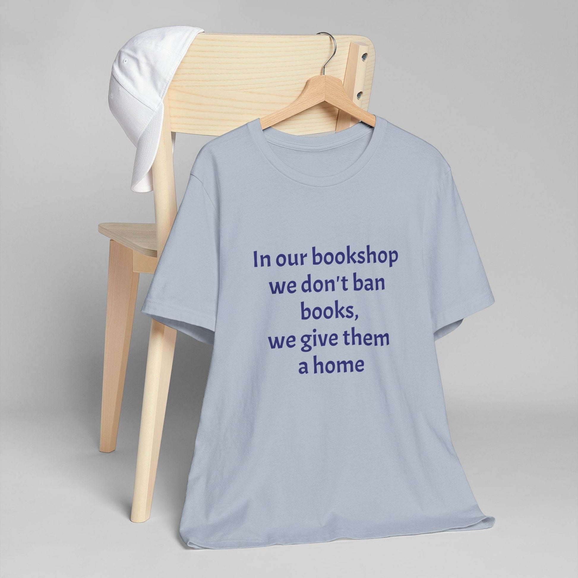Inspirational Unisex Jersey T-Shirt - In our bookshop Vibe - The Dreamer's Bookshop.
