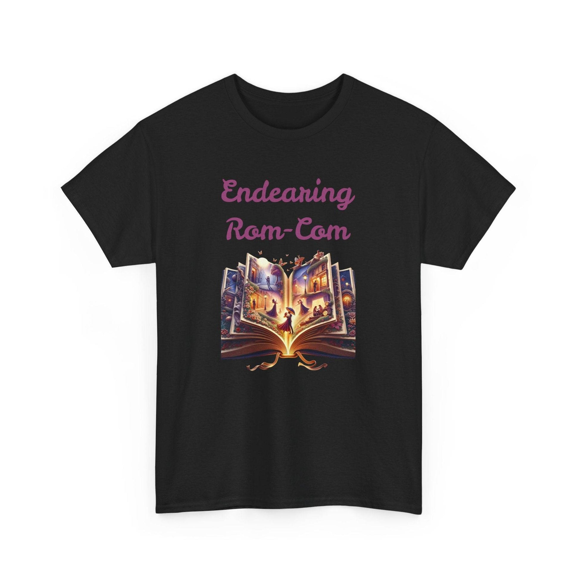 Endearing - Graphic Tee - Unisex Heavy Cotton T-Shirt Rom-Com Books - The Dreamer's Bookshop.
