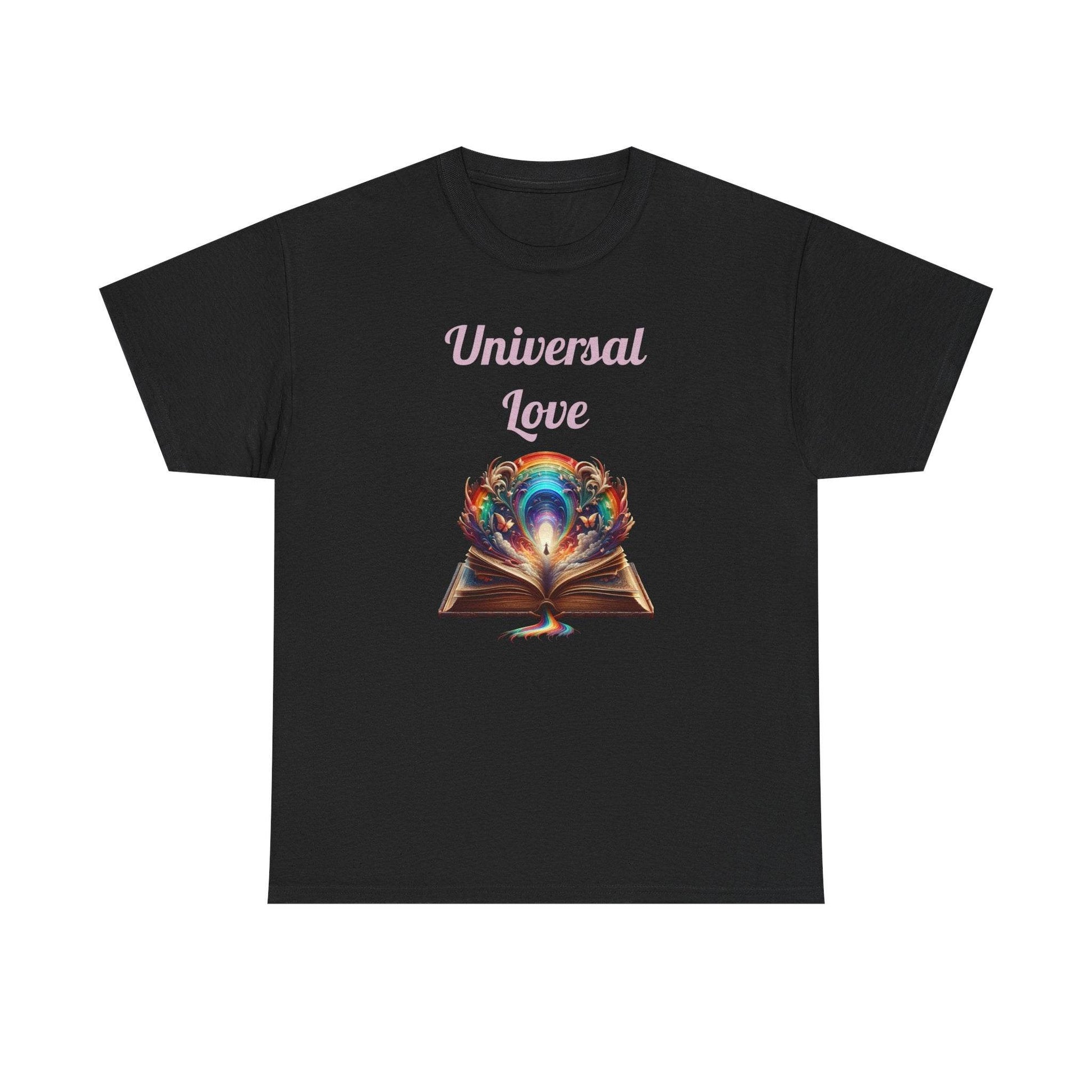 Universal Love - Graphic Tee - Unisex Heavy Cotton T-Shirt Queer Romance Books - The Dreamer's Bookshop.