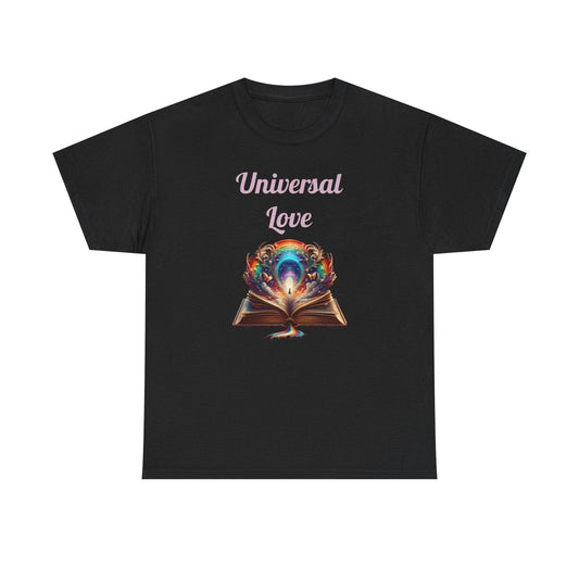 Universal Love - Graphic Tee - Unisex Heavy Cotton T-Shirt Queer Romance Books - The Dreamer's Bookshop.