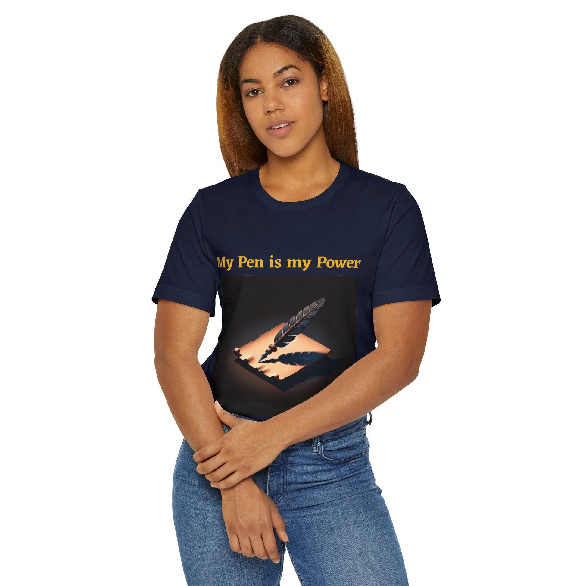 Unisex Jersey T-Shirt - My Pen Vibe - The Dreamer's Bookshop.