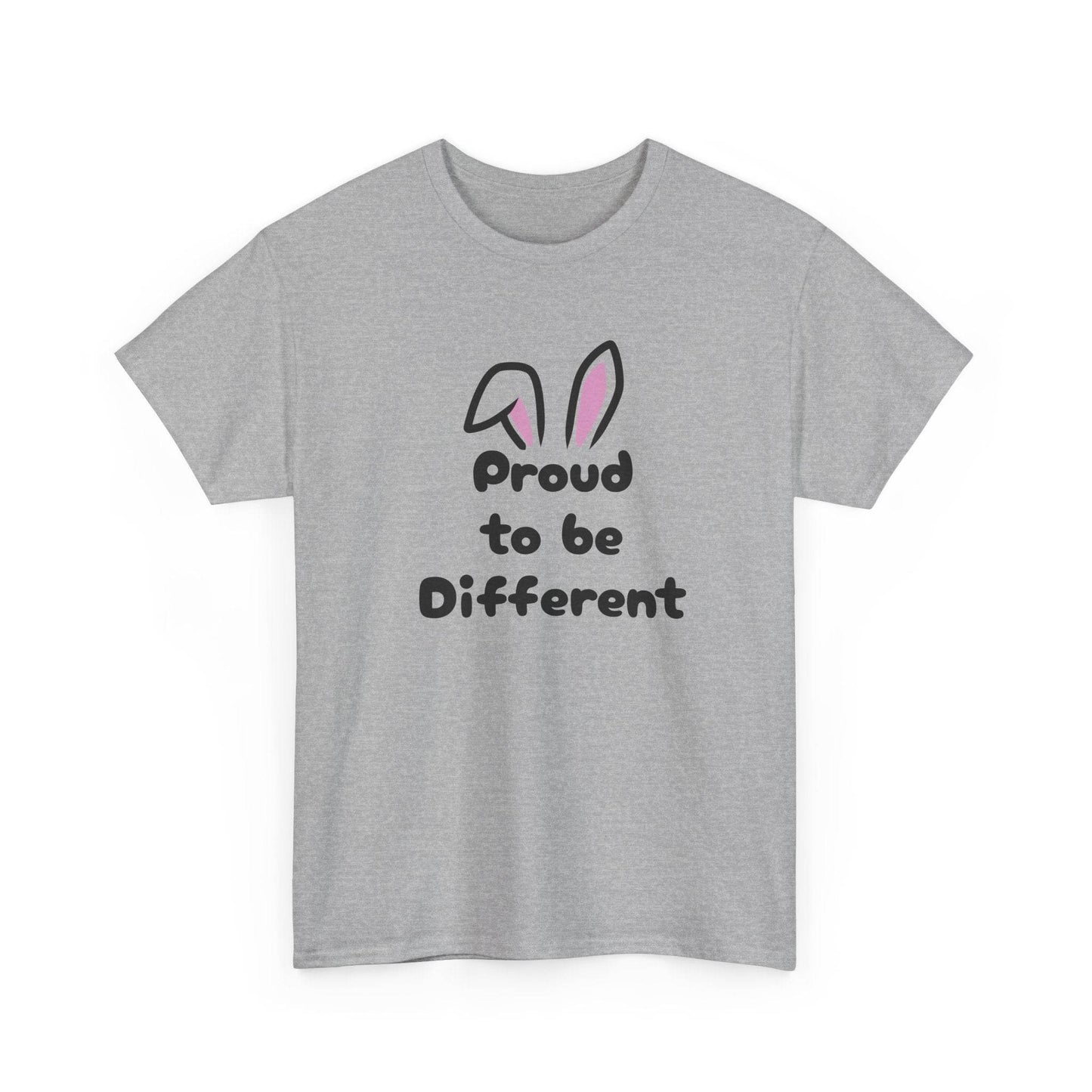 Proud to be Different Unisex Heavy Cotton Tee - Celebrate Individuality & Self-Expression - The Dreamer's Bookshop.