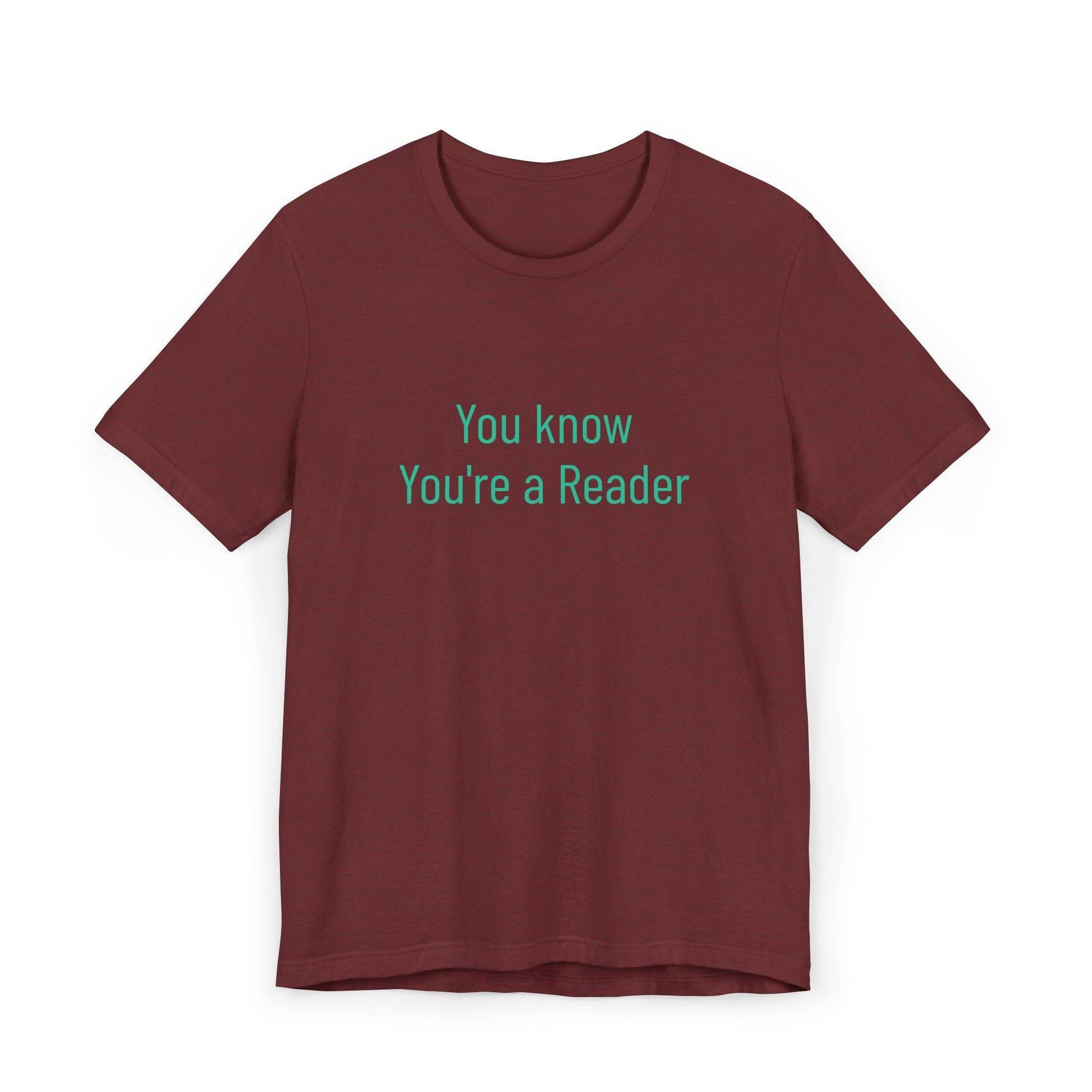 Unisex Jersey T-Shirt - 'You Know' Philosophical - The Dreamer's Bookshop.